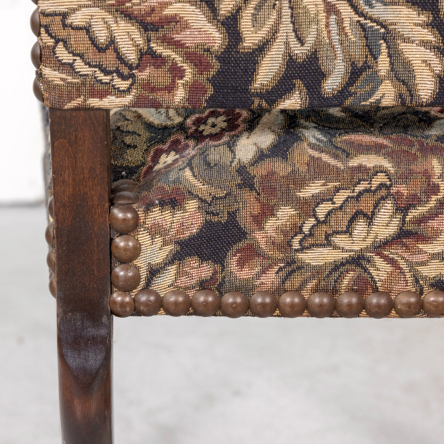 Late 19th Century French Louis XIII Style Os de Mouton Dining Side Chairs, Set of 8