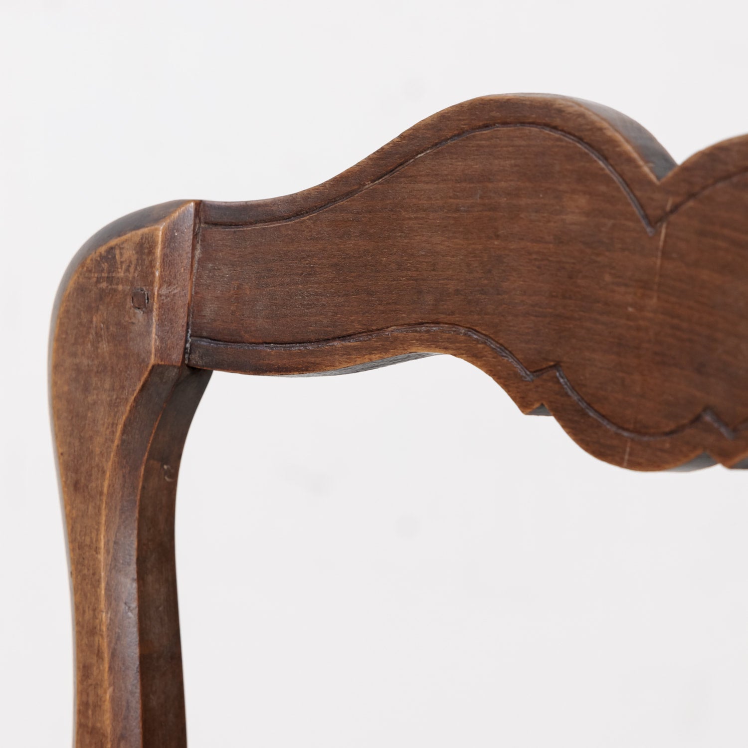 Set of Six Rush Seat Chairs