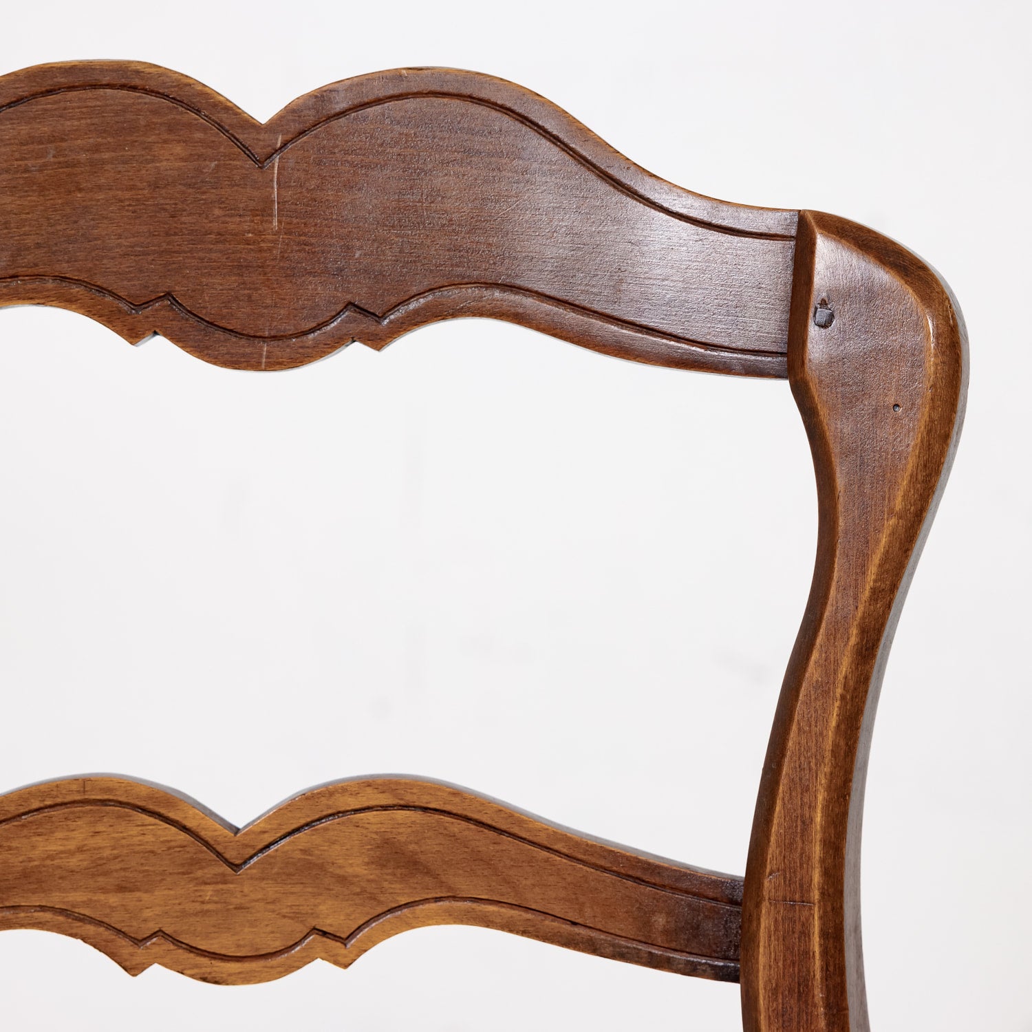 Set of Six Rush Seat Chairs