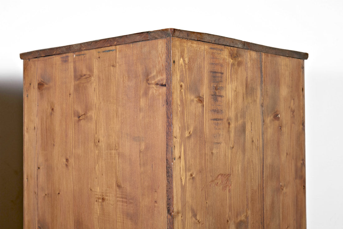 Antique French ​Boiserie Panel Corner Cabinet