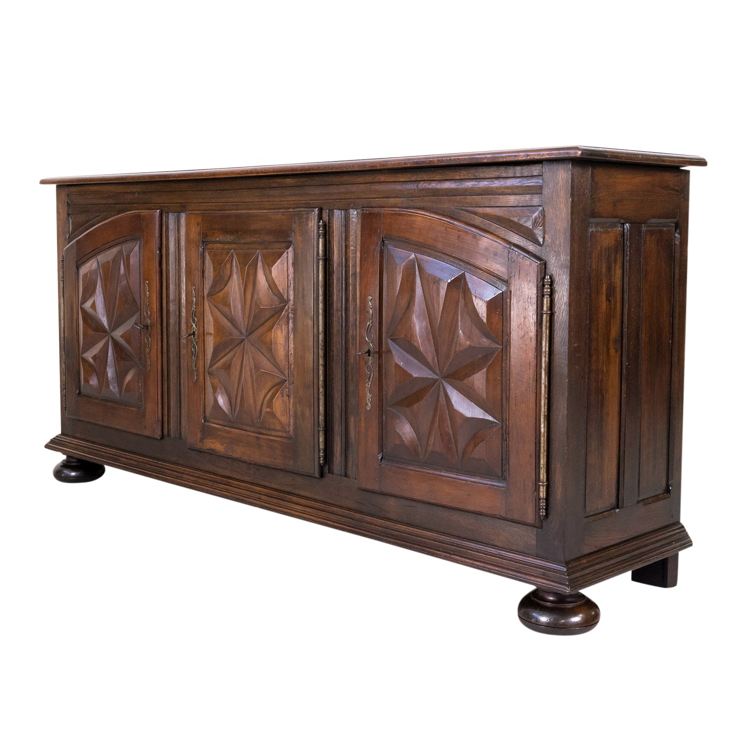 19th Century French Louis XIII Renaissance Style Enfilade Buffet