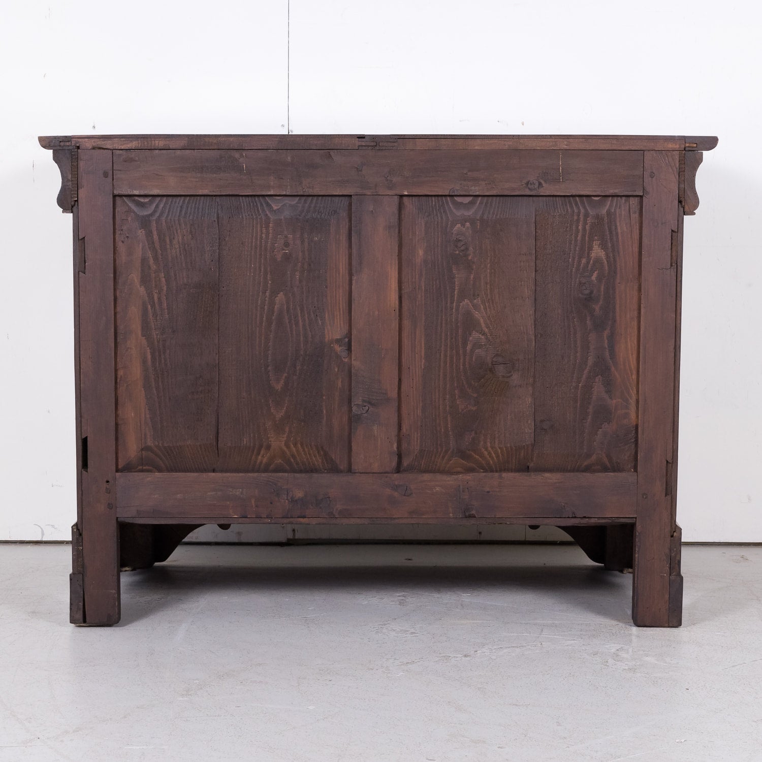 19th Century French Period Louis Philippe Walnut and Fruitwood Parquetry Commode with Bookmatched Front