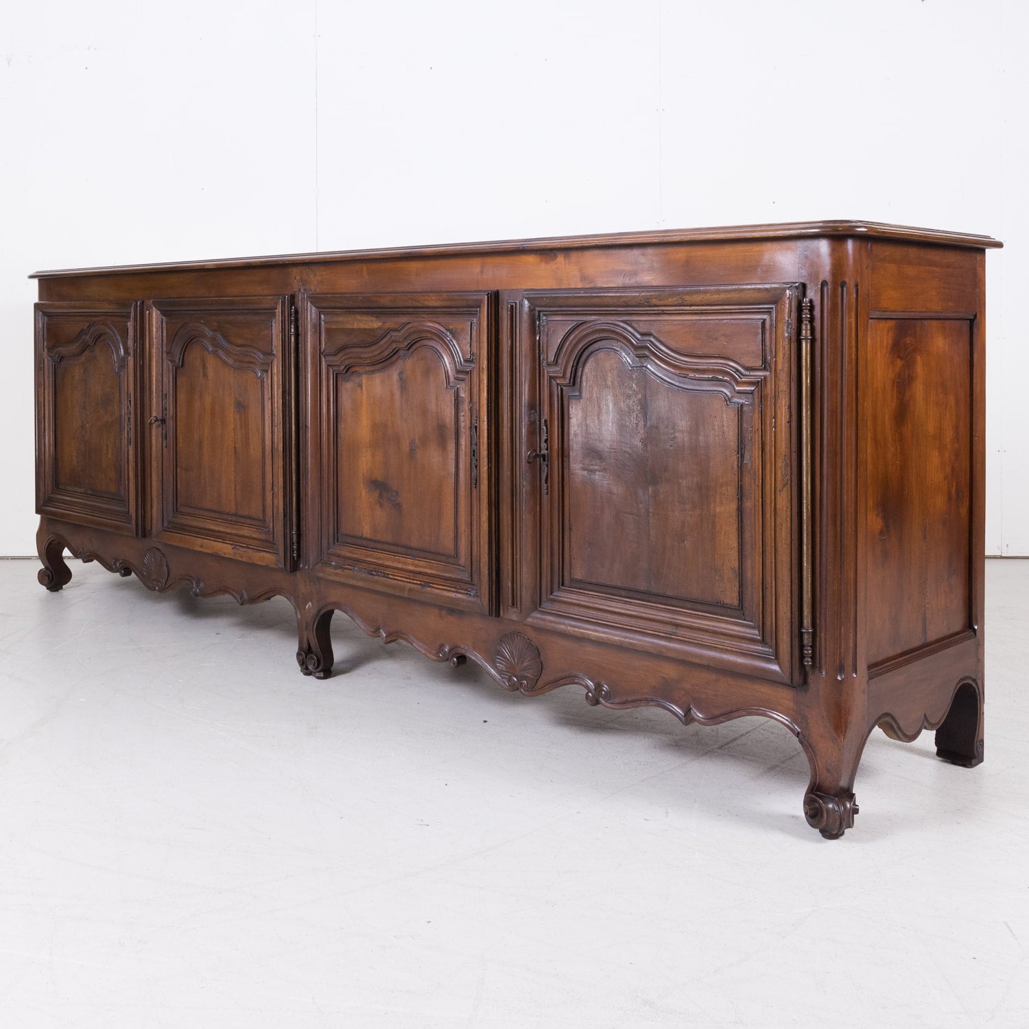 French Country Louis XV Four Door Enfilade