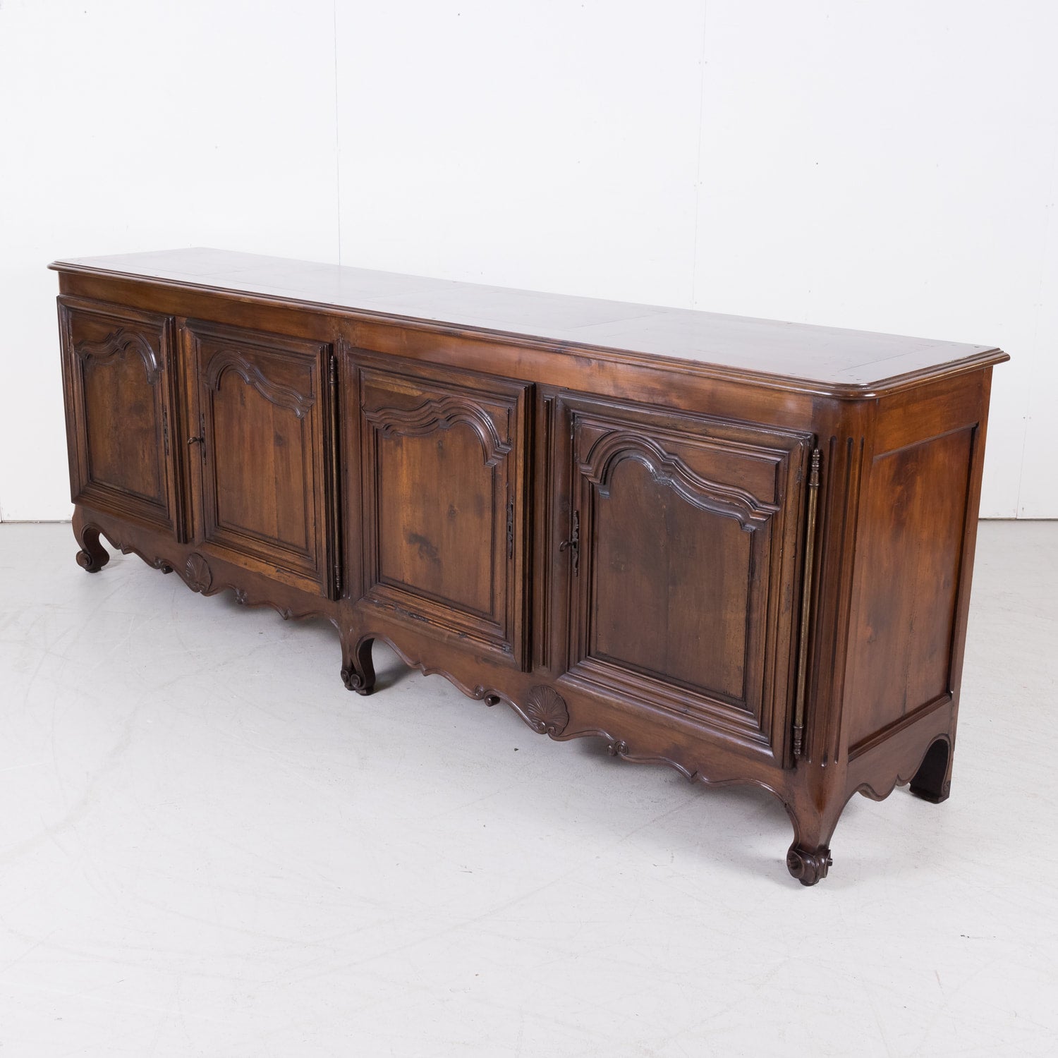 French Country Louis XV Four Door Enfilade