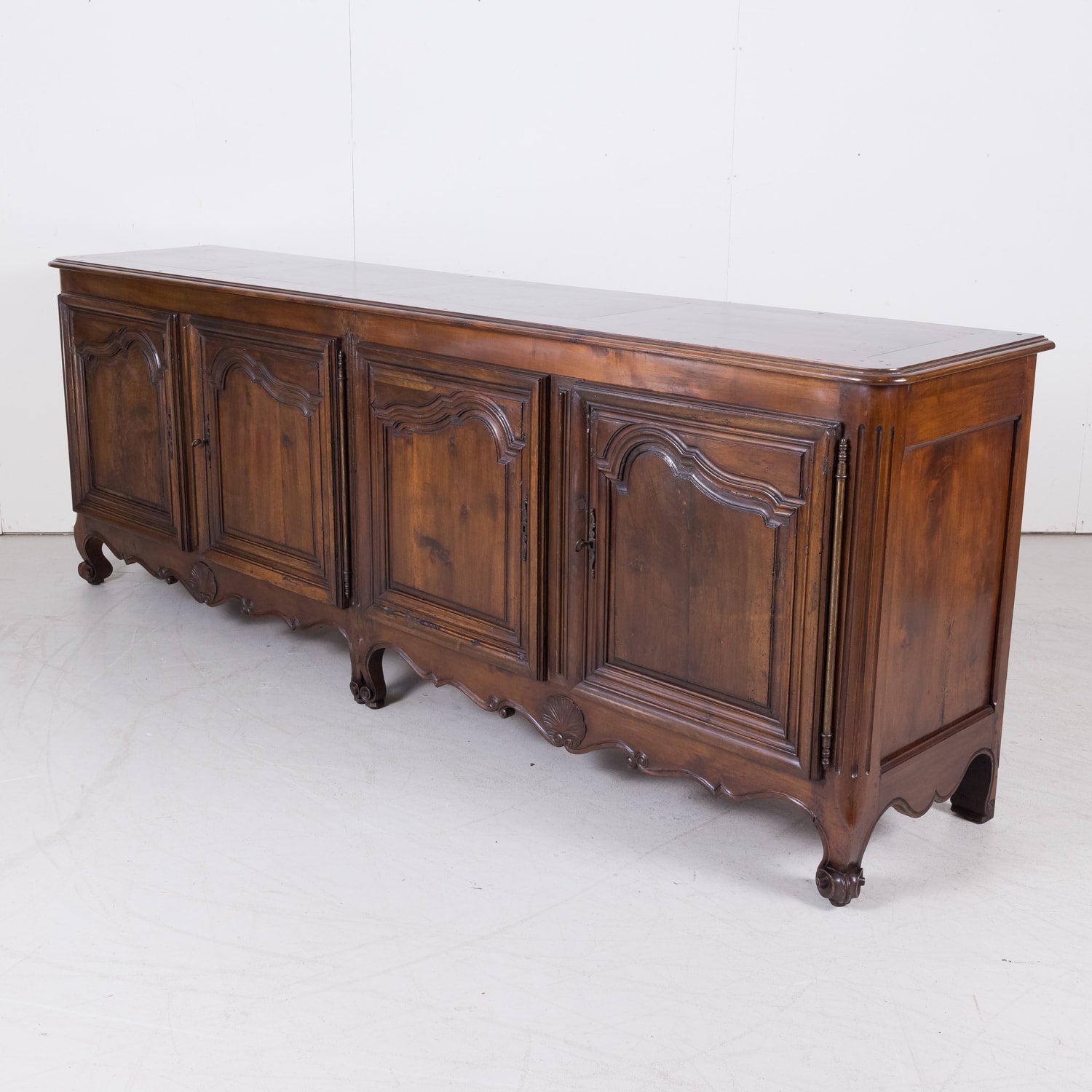 French Country Louis XV Four Door Enfilade