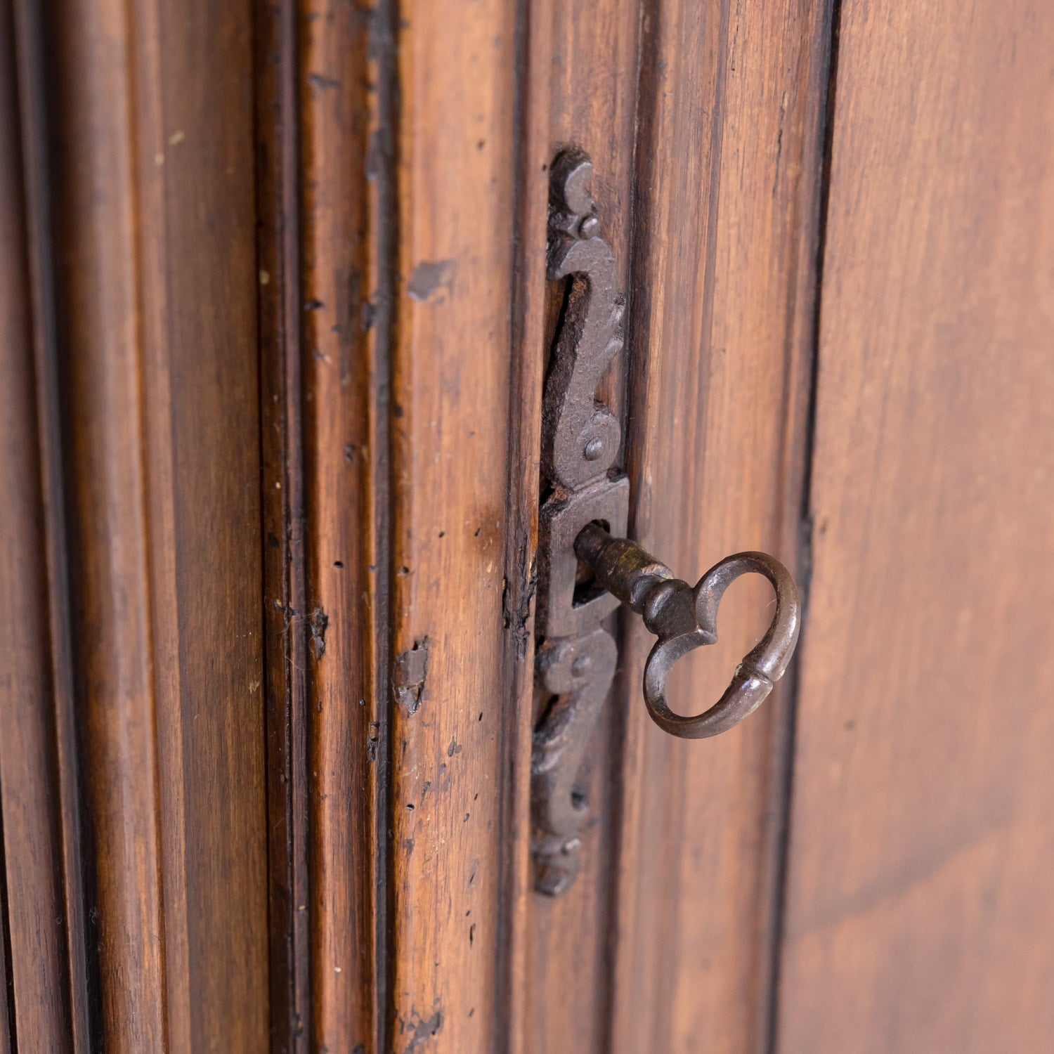 French Country Louis XV Four Door Enfilade