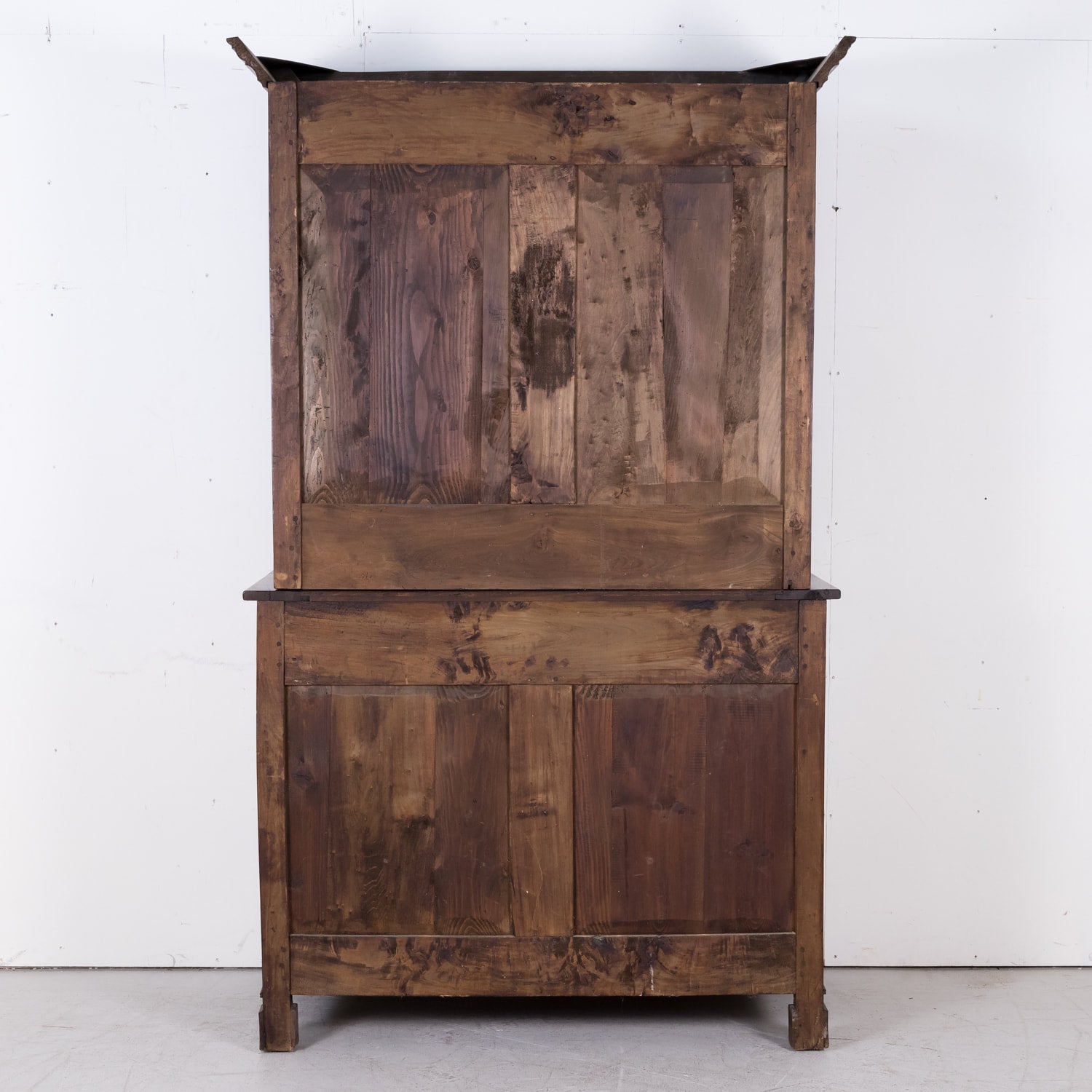 19th Century French Period Louis Phillipe Walnut Buffet Deux Corps