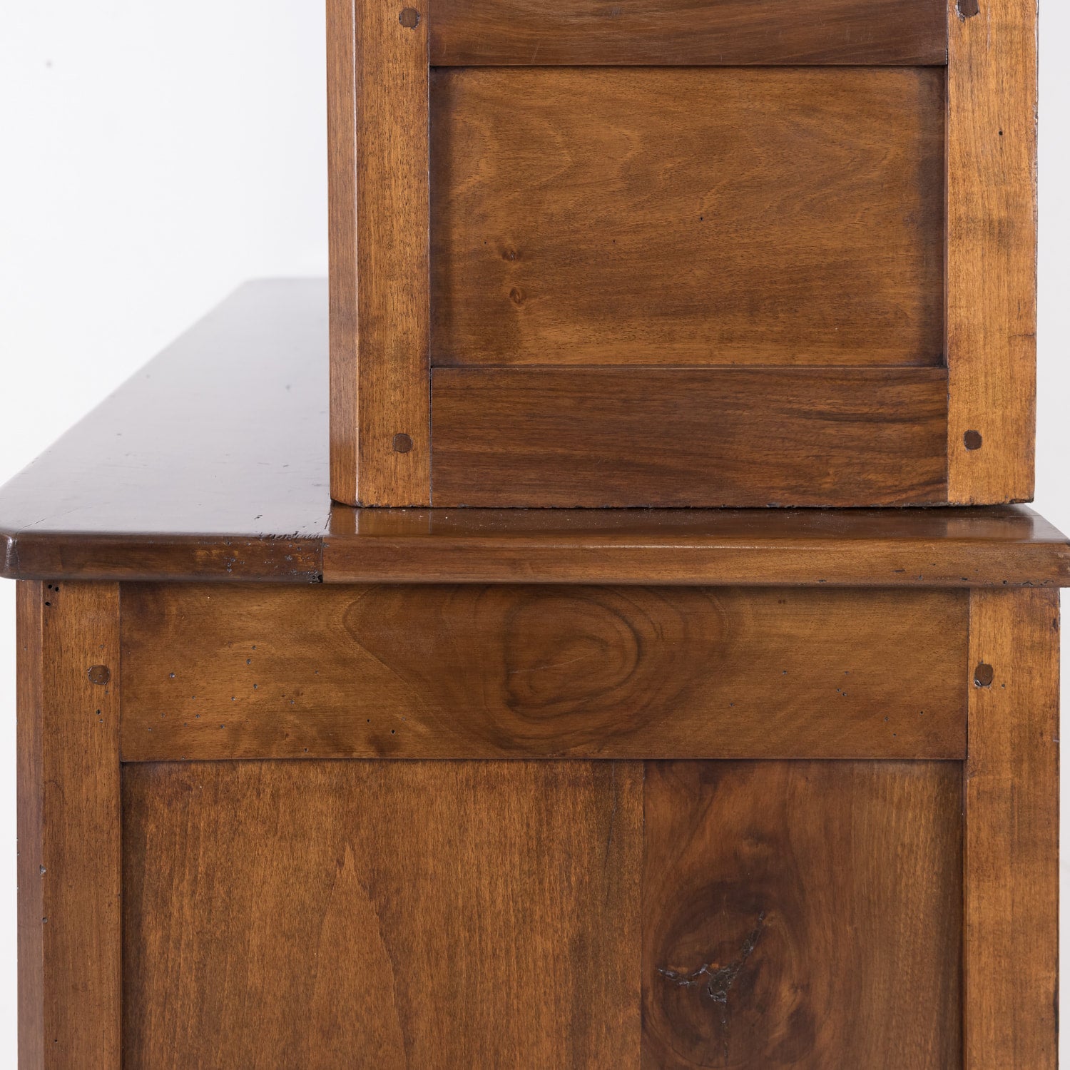 19th Century French Period Louis Phillipe Walnut Buffet Deux Corps