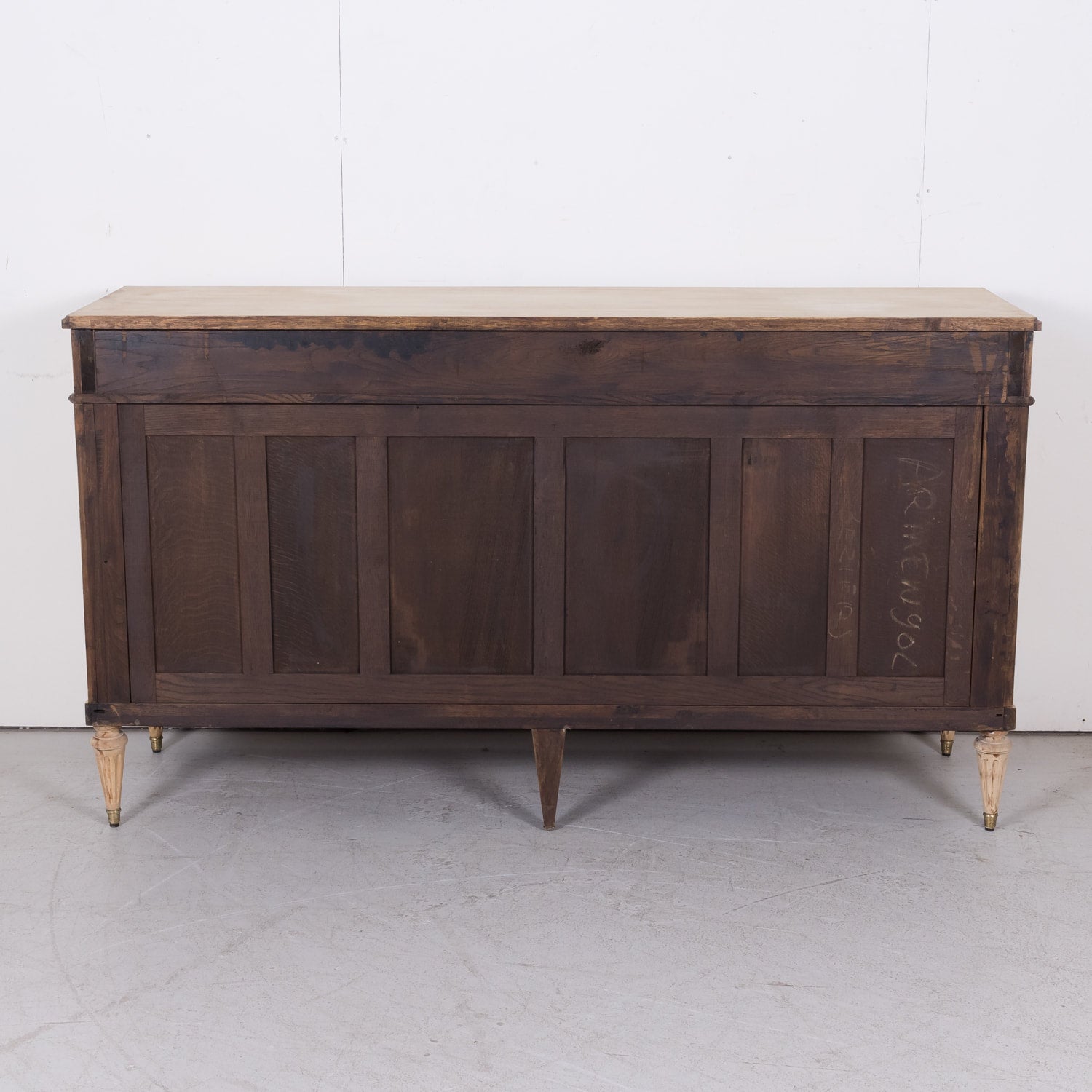 Antique French Louis XVI Style Bleached Cherry Enfilade Buffet