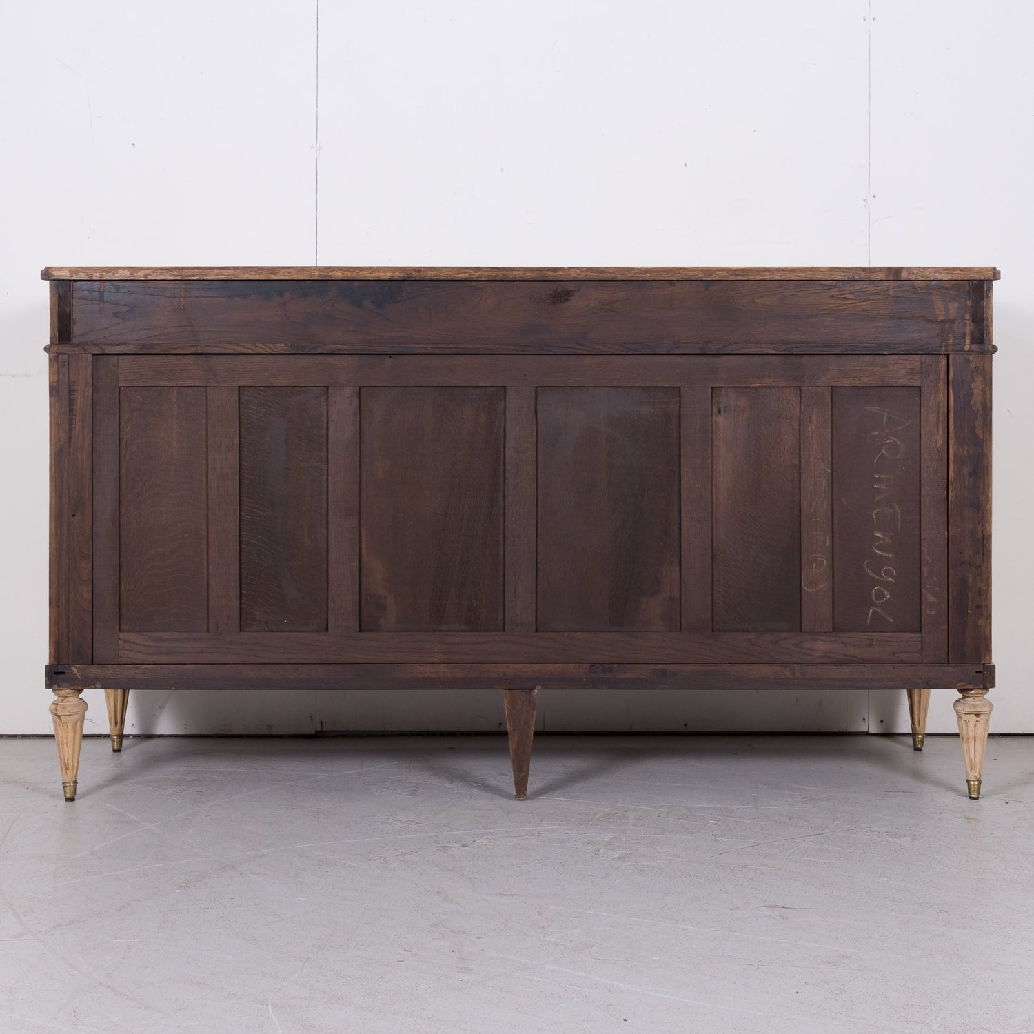 Antique French Louis XVI Style Bleached Cherry Enfilade Buffet