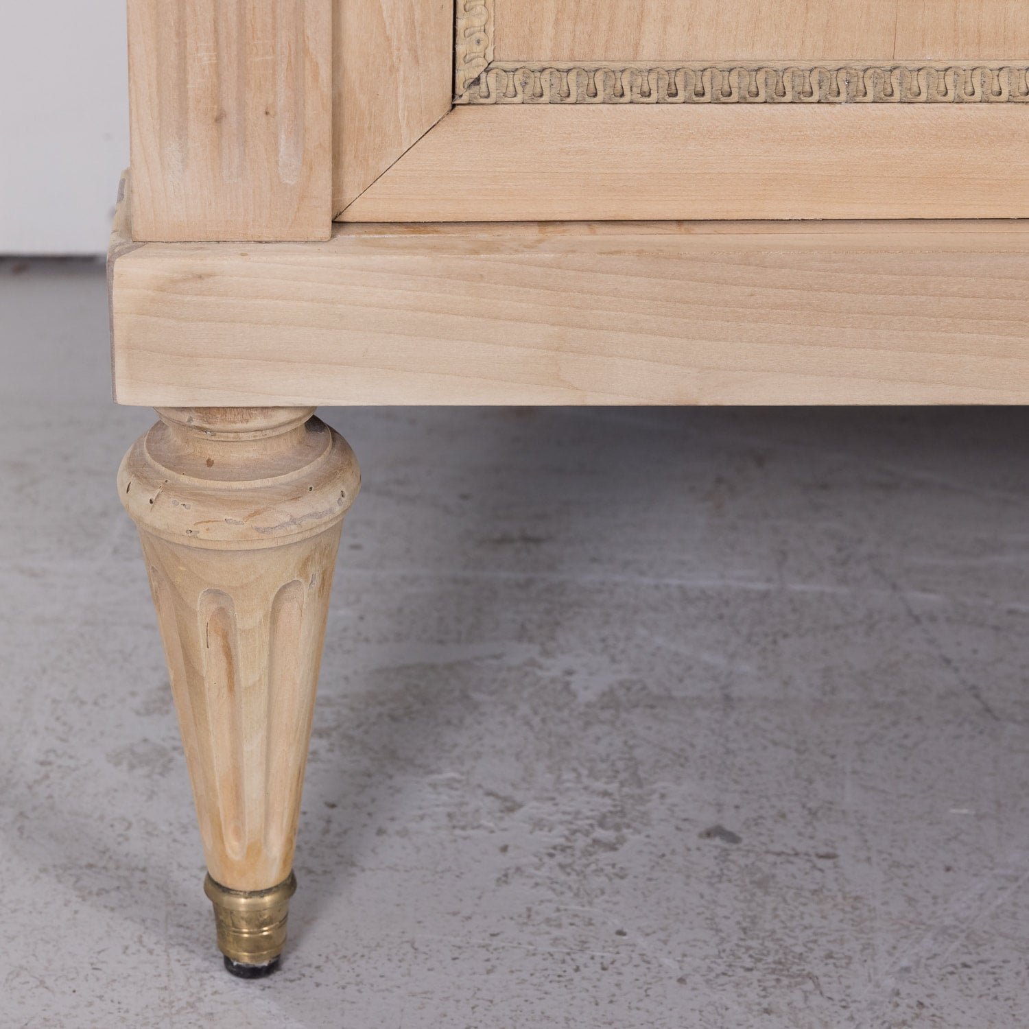 Antique French Louis XVI Style Bleached Cherry Enfilade Buffet