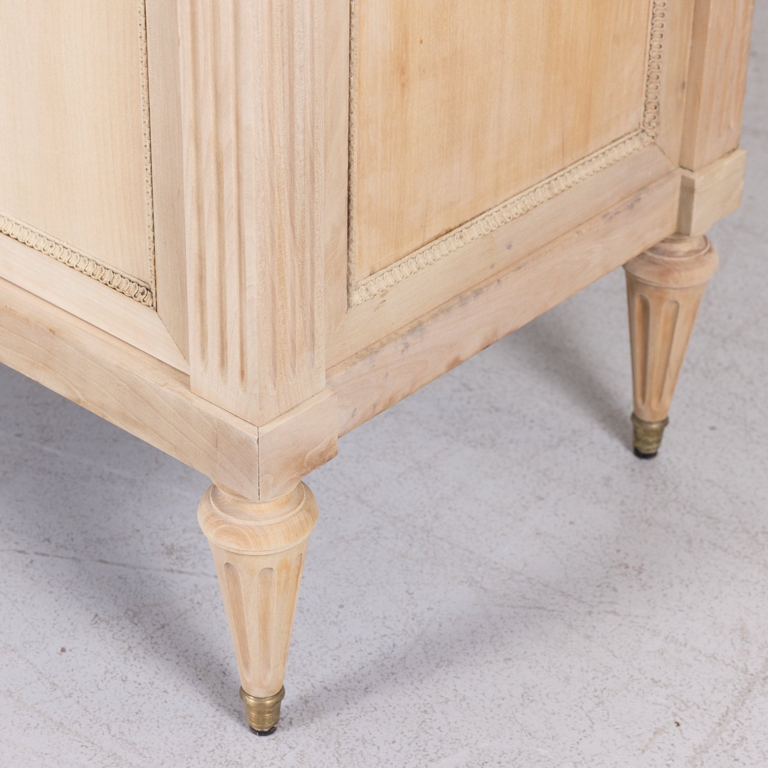 Antique French Louis XVI Style Bleached Cherry Enfilade Buffet