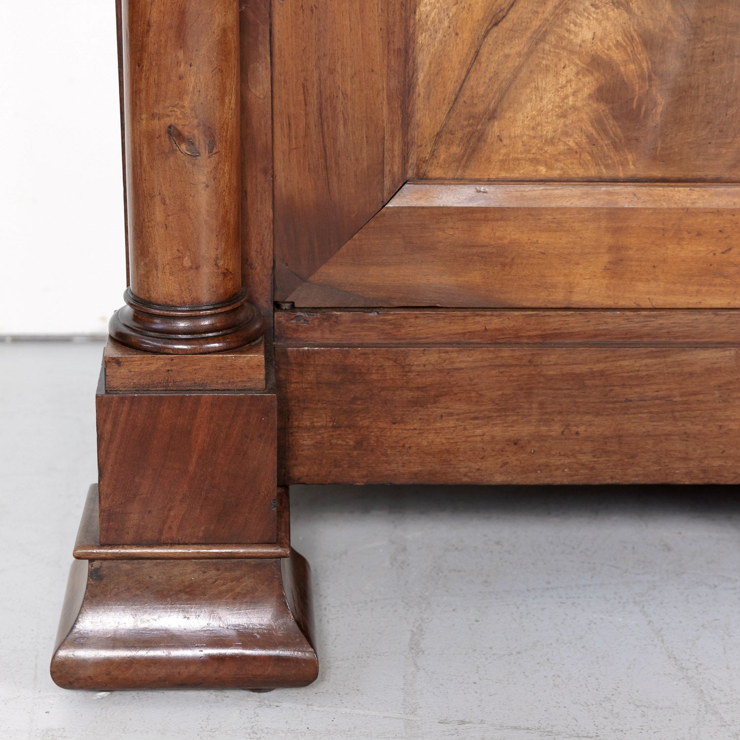 Exceptional Early 19th Century French Empire Period Chateau Enfilade in Walnut with Bookmatched Doors