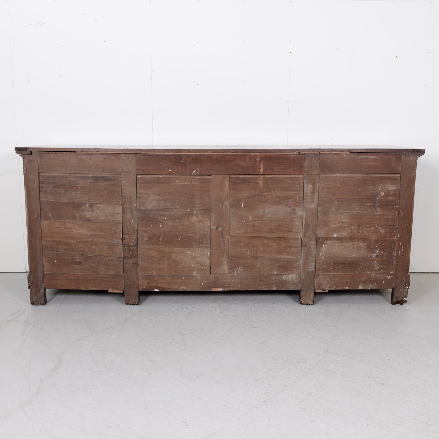 Exceptional Early 19th Century French Empire Period Chateau Enfilade in Walnut with Bookmatched Doors