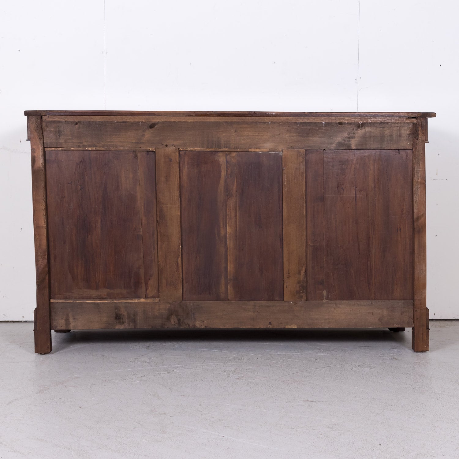 19th Century French Louis Philipe Style Walnut Enfilade from Brittany