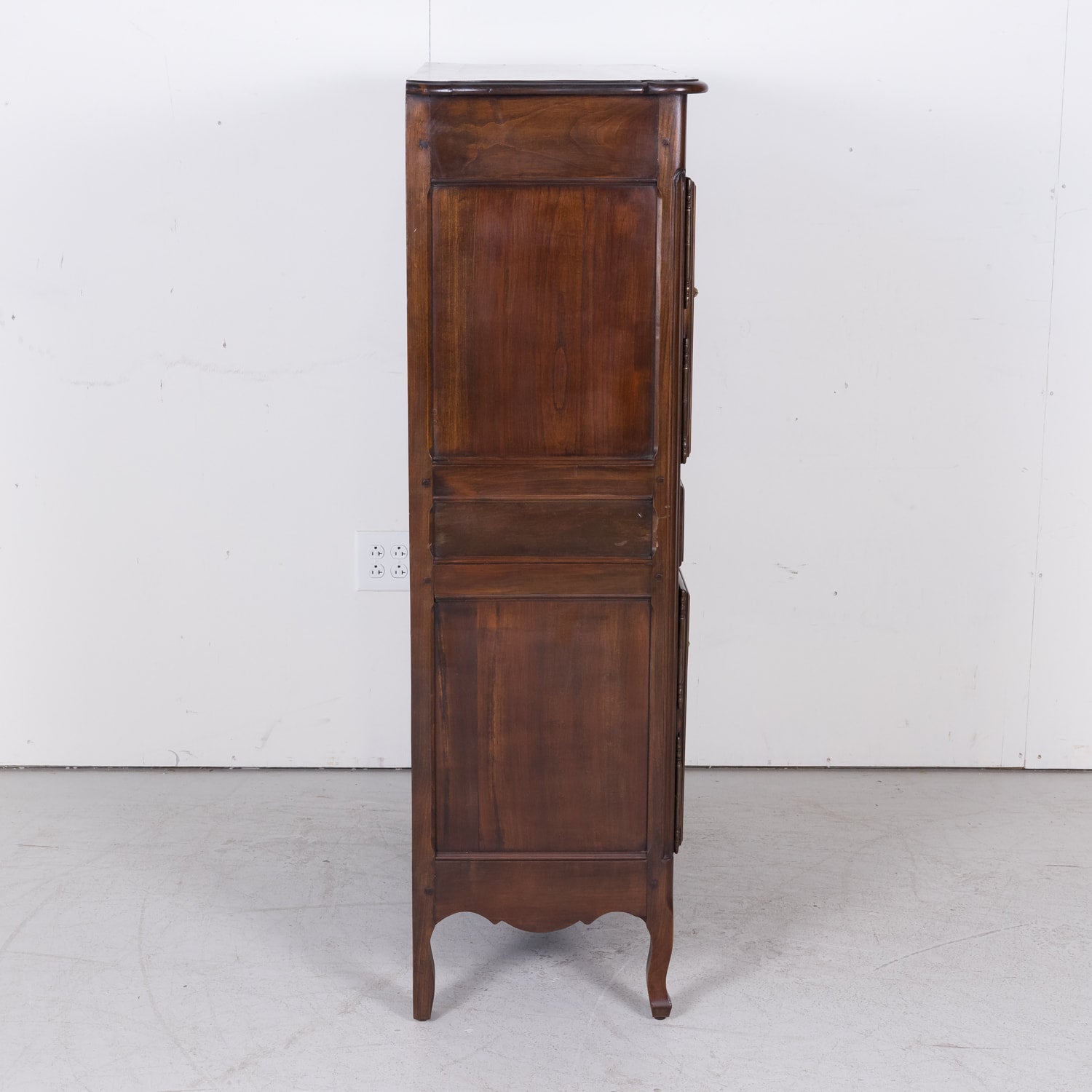 Louis XV Bressan Cabinet Walnut and Burl Chesnut