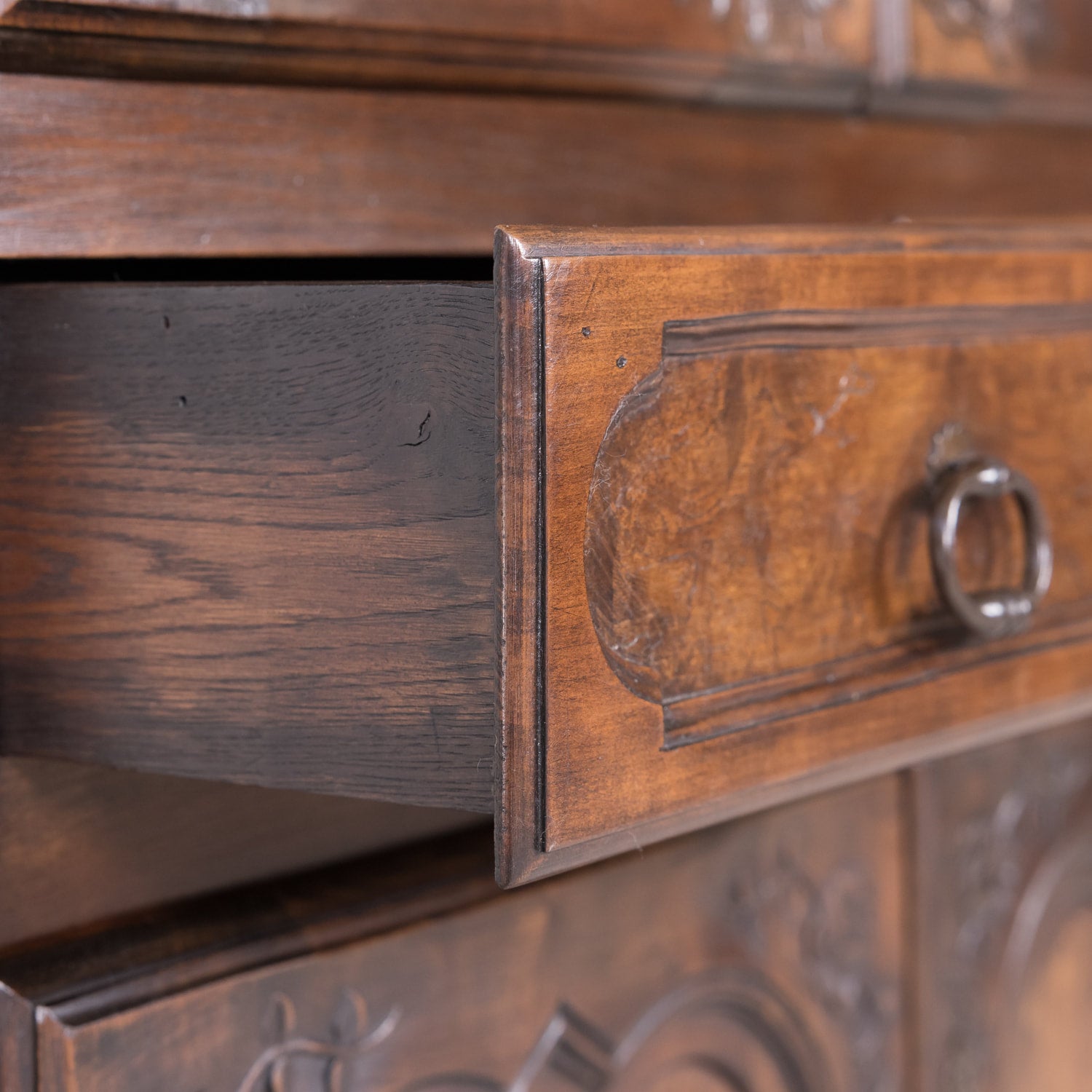 Louis XV Bressan Cabinet Walnut and Burl Chesnut