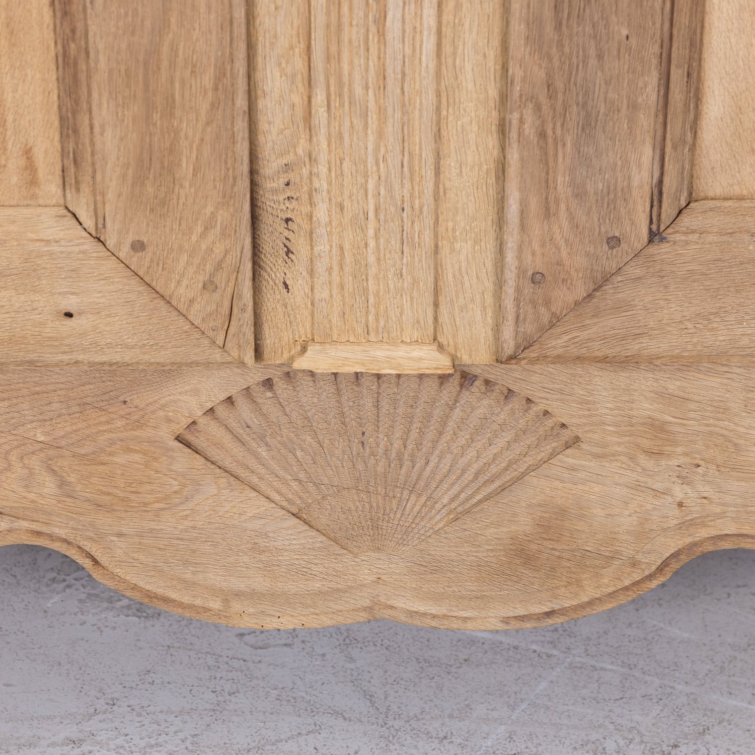 18th Century Louis XV Period French Provincial Bleached Armoire