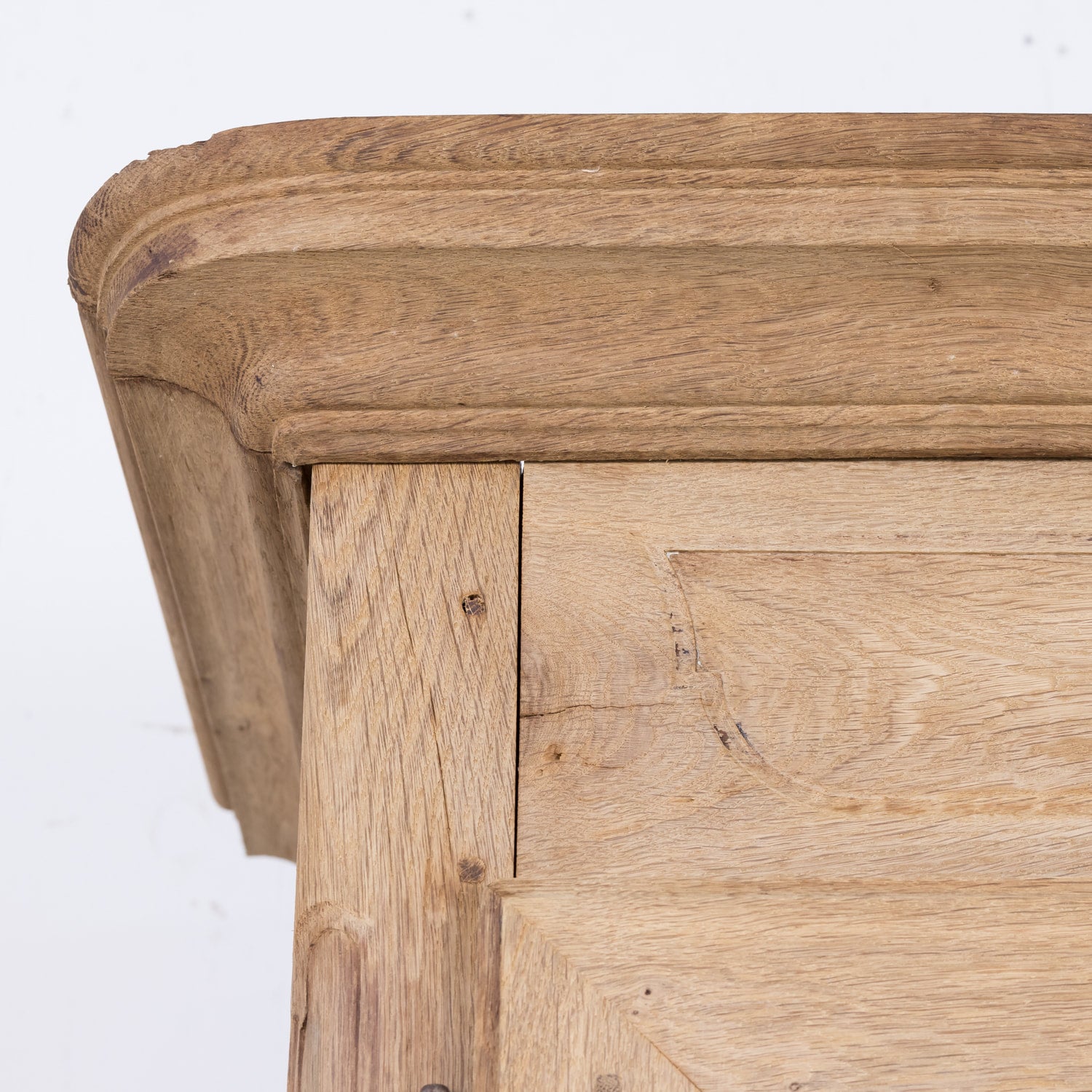 18th Century Louis XV Period French Provincial Bleached Armoire