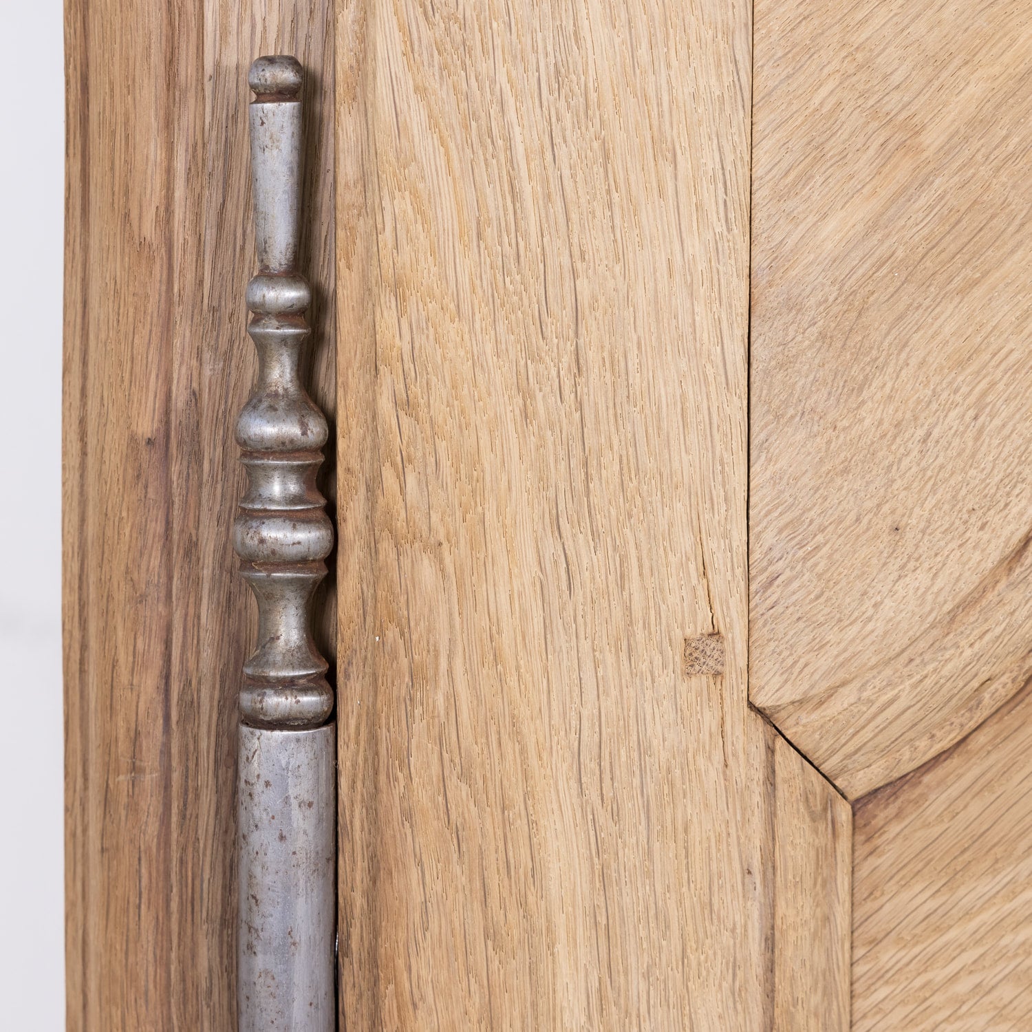 18th Century Louis XV Period French Provincial Bleached Armoire