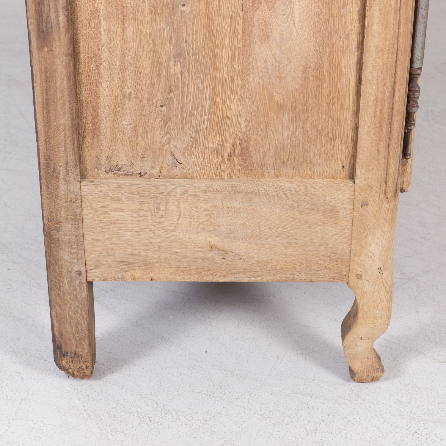 18th Century Louis XV Period French Provincial Bleached Armoire