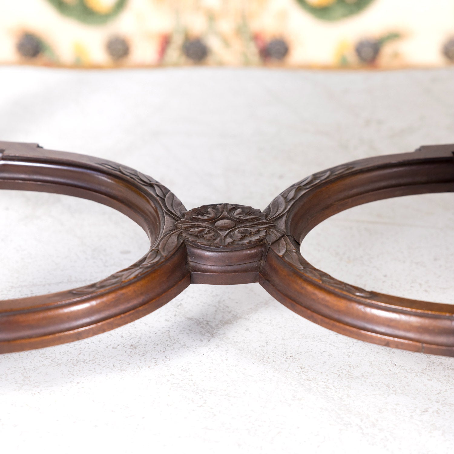 Pair of 19th Century French Louis XIV Style Carved Walnut Fauteuils