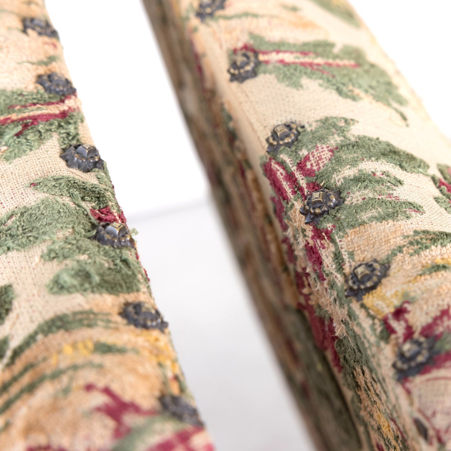 Pair of 19th Century French Louis XIV Style Carved Walnut Fauteuils