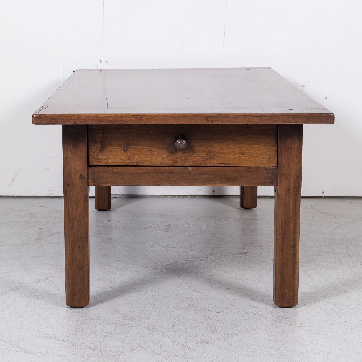 Country French Coffee Table Walnut from Brittany
