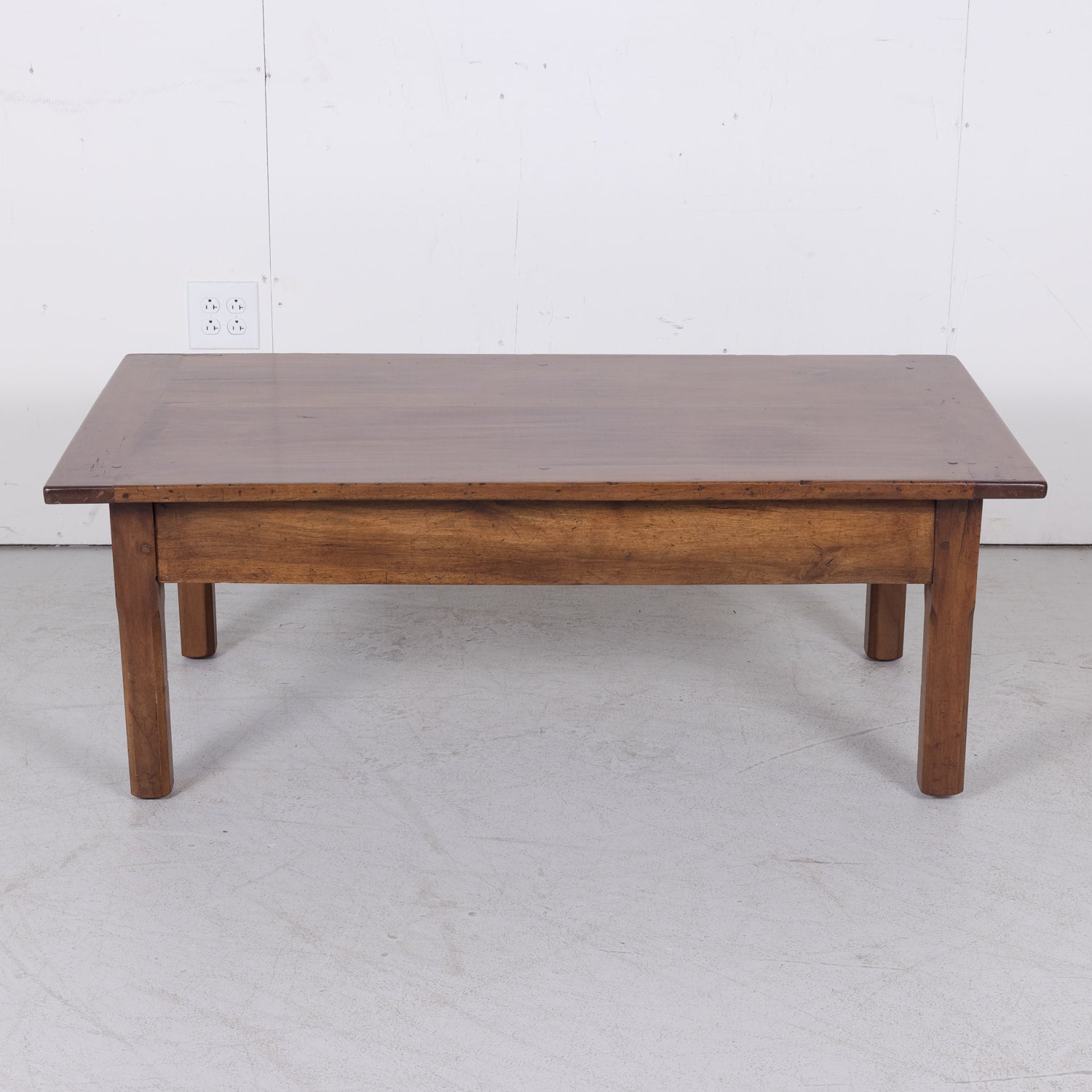 Country French Coffee Table Walnut from Brittany