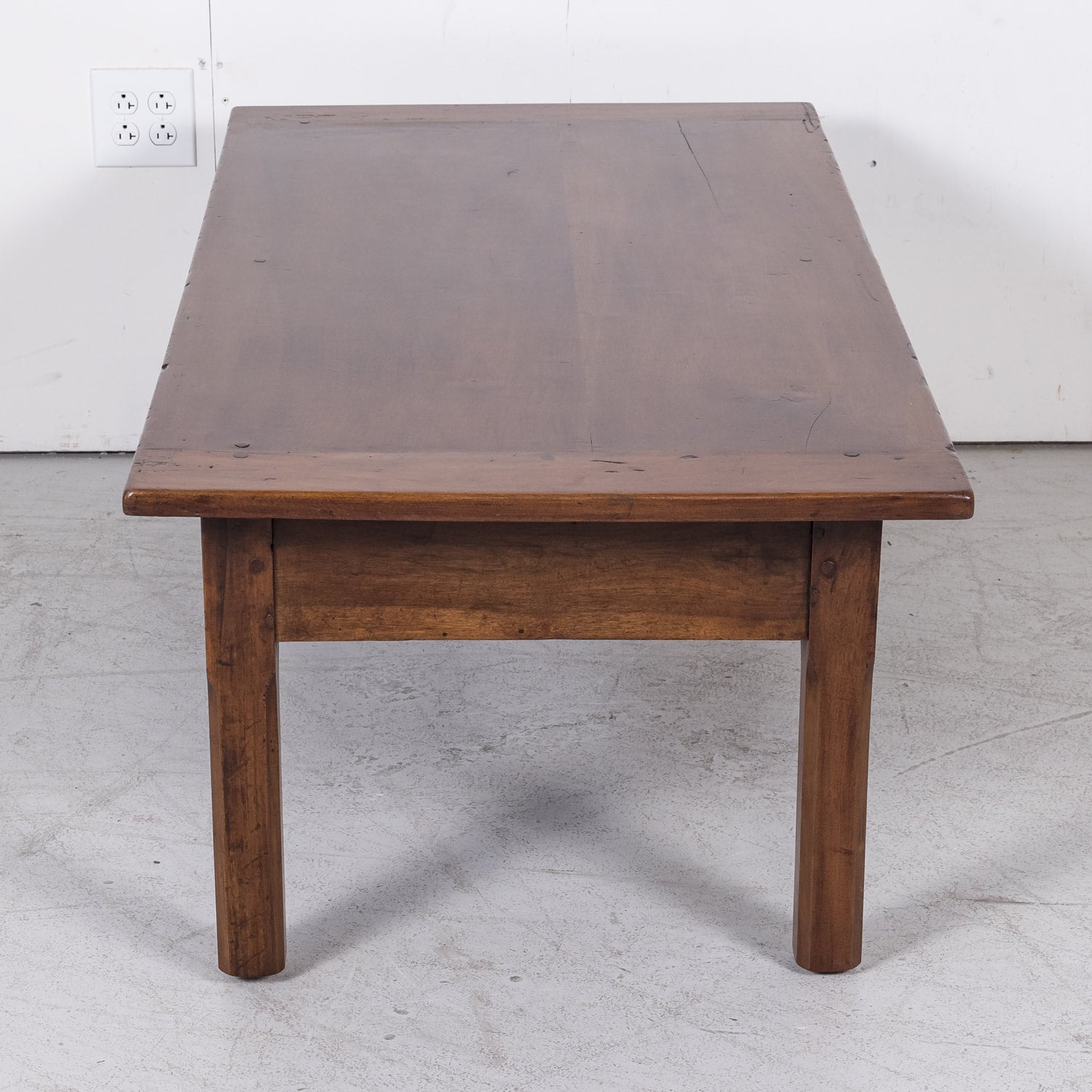 Country French Coffee Table Walnut from Brittany