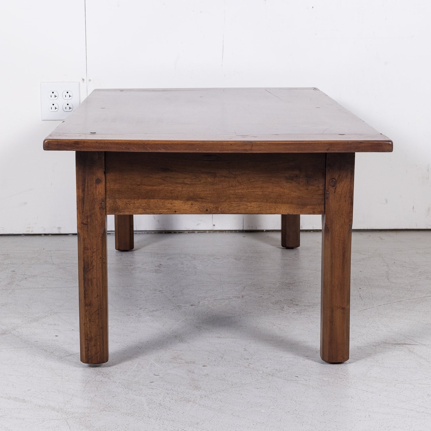 Country French Coffee Table Walnut from Brittany