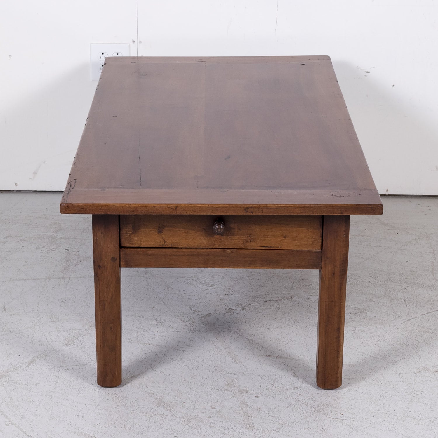 Country French Coffee Table Walnut from Brittany