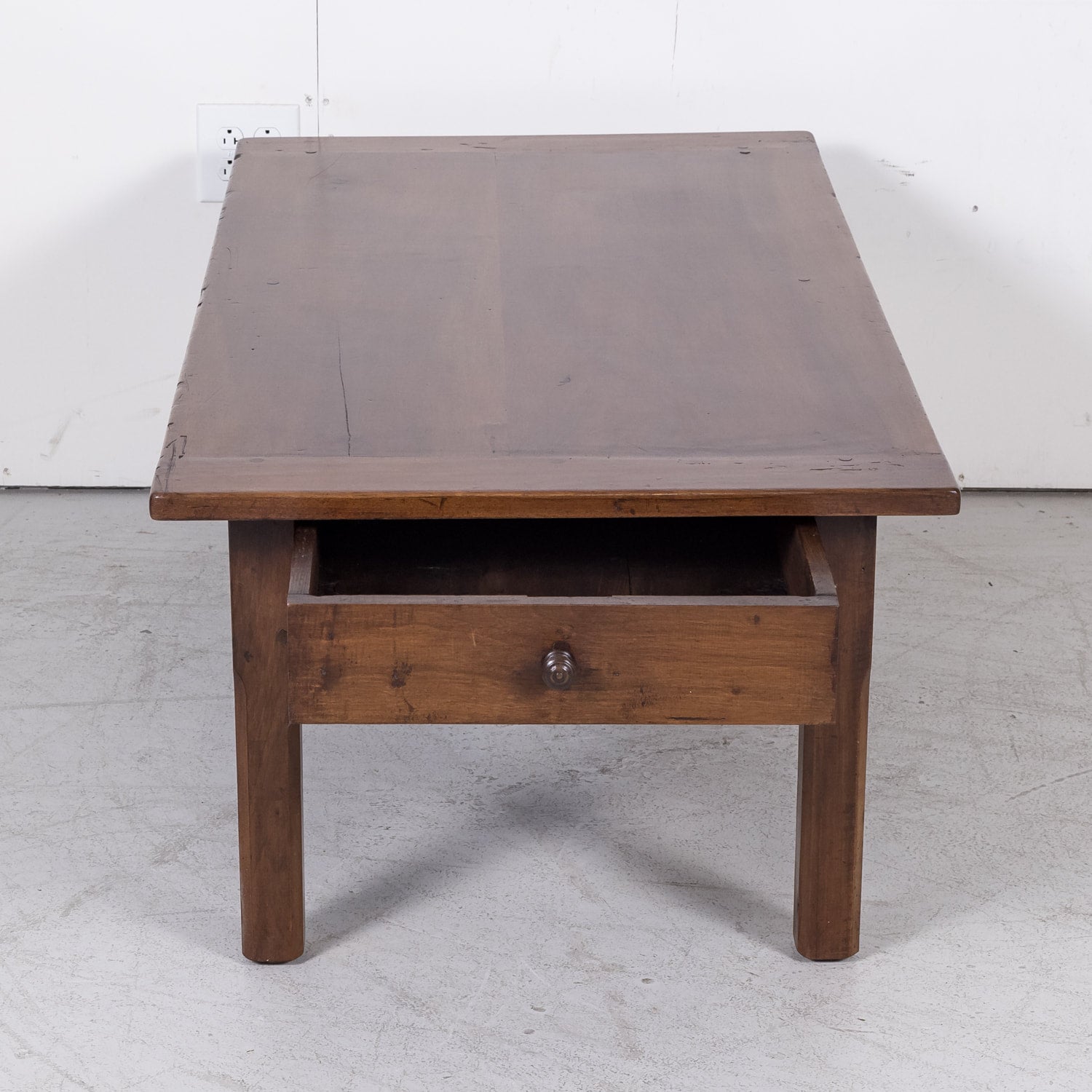 Country French Coffee Table Walnut from Brittany
