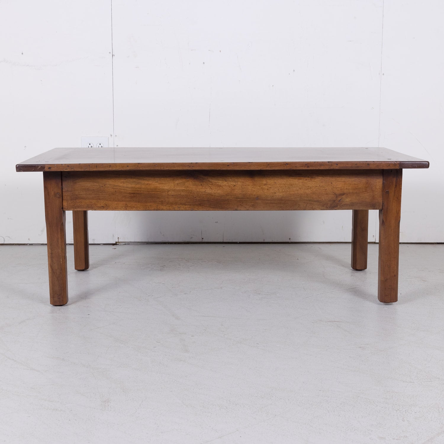 Country French Coffee Table Walnut from Brittany