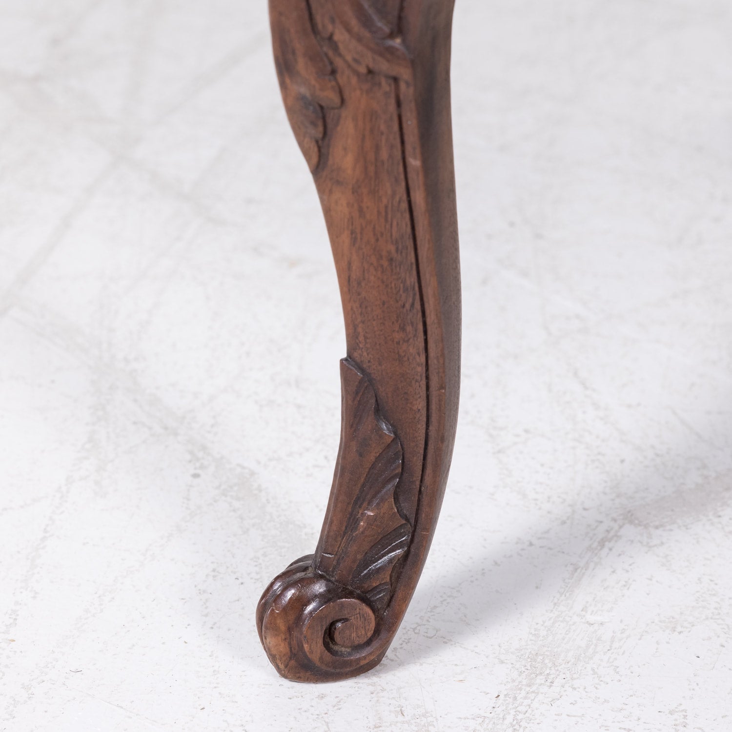 Fine Pair of 18th Century French Louis XV Period Carved Walnut Fauteuils