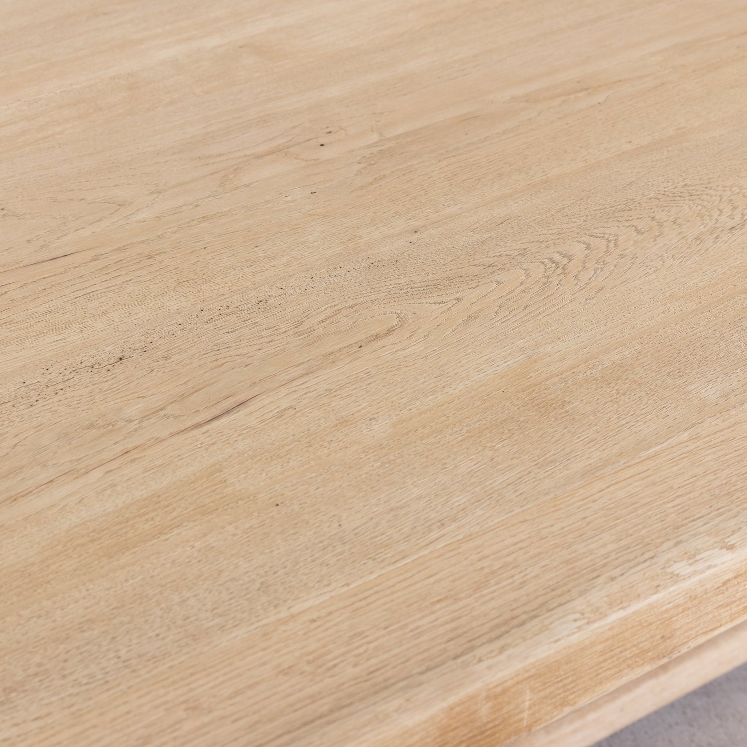 Early 20th Century French Bleached Oak Monastery Trestle Table