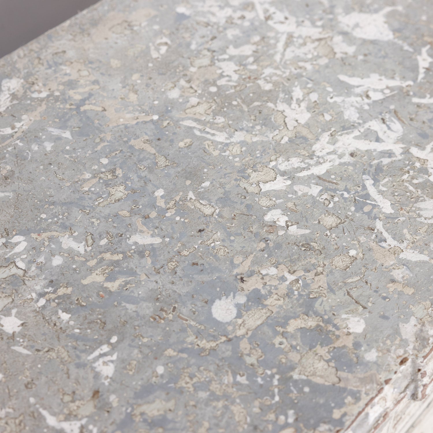 Pair of 18th Century French Louis XVI Period Painted Commodes with Faux Marble Tops