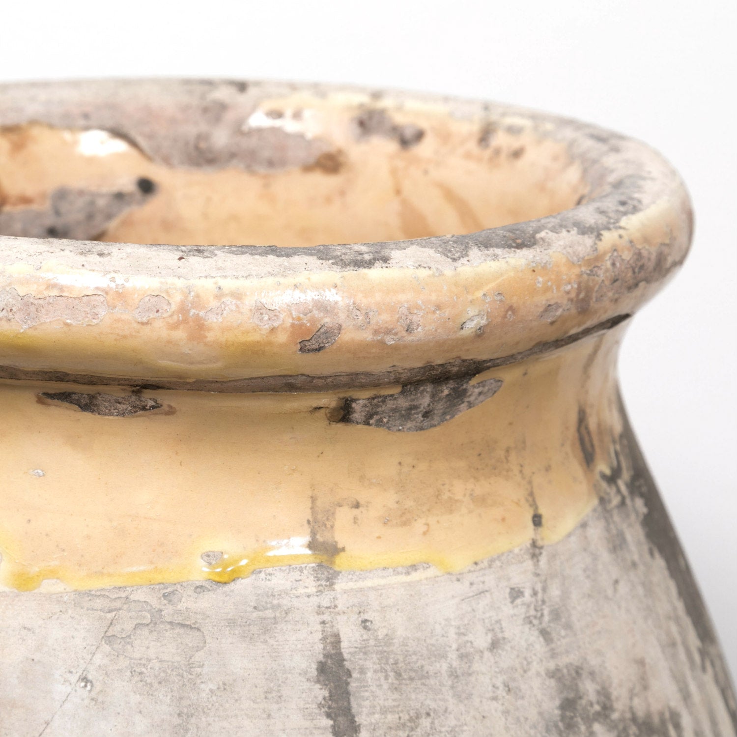 Small 19th Century French Terracotta Biot Pot or Jar ​