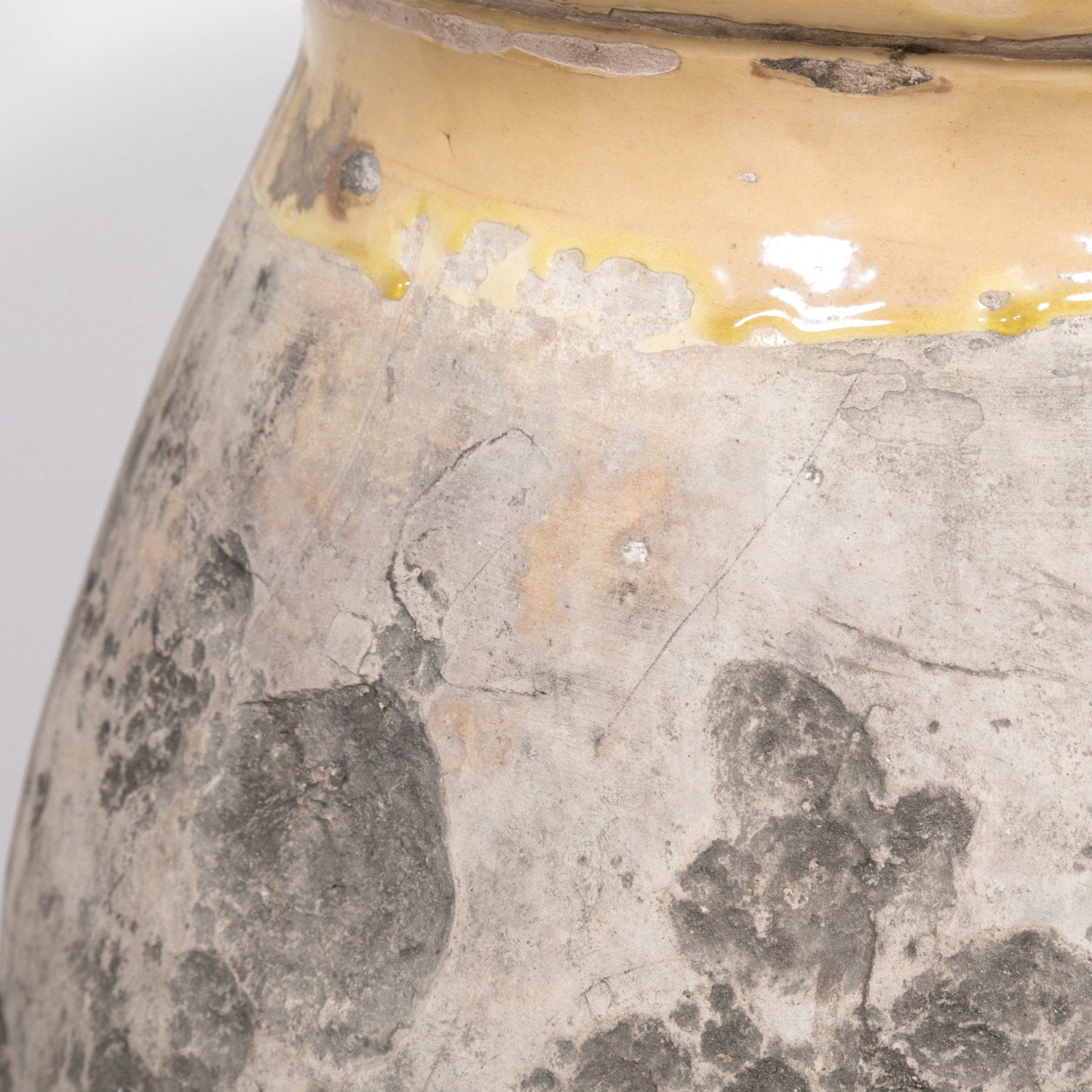 Small 19th Century French Terracotta Biot Pot or Jar ​