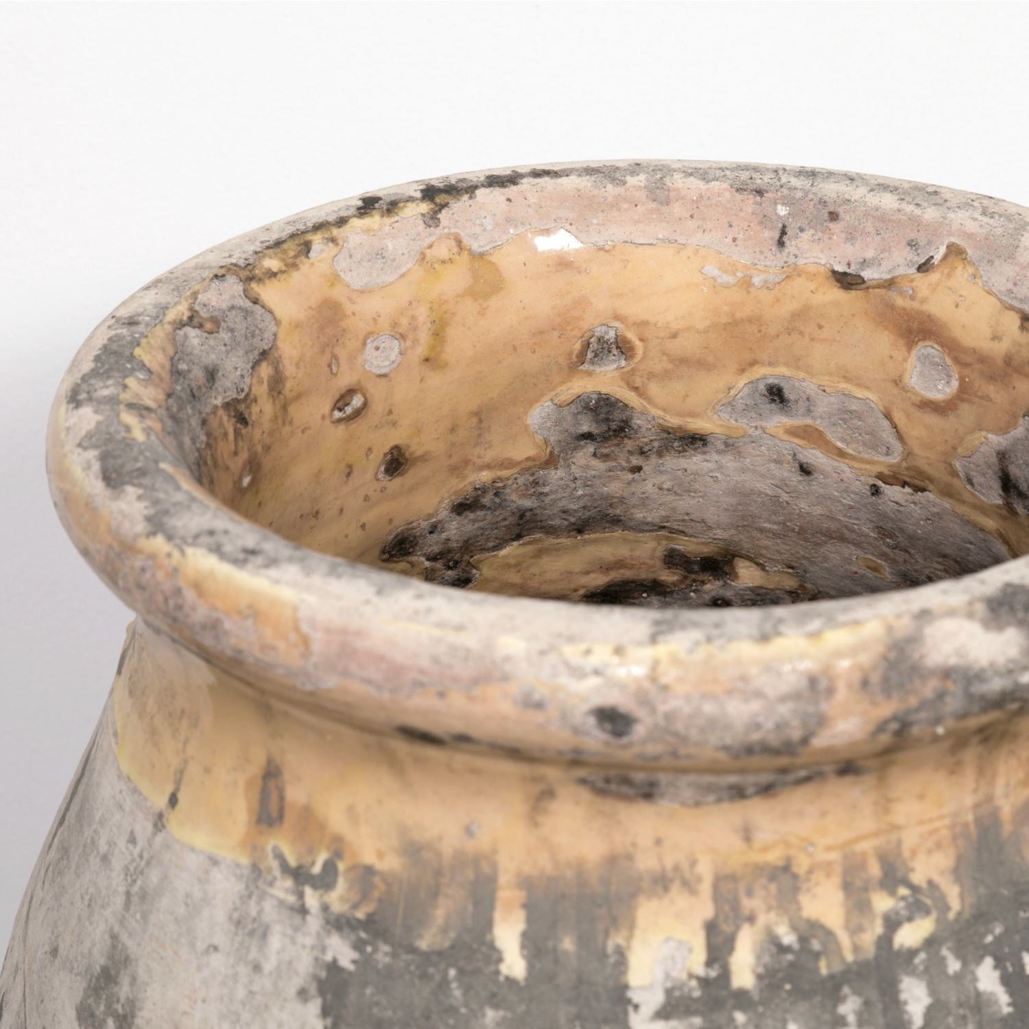 Small 19th Century French Terracotta Biot Pot or Jar ​