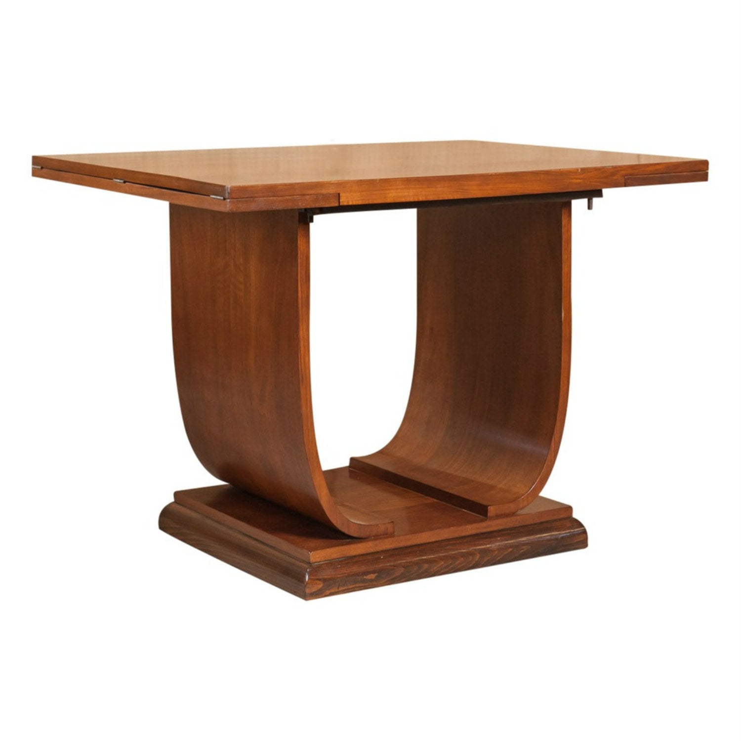French Art Deco Walnut Console
