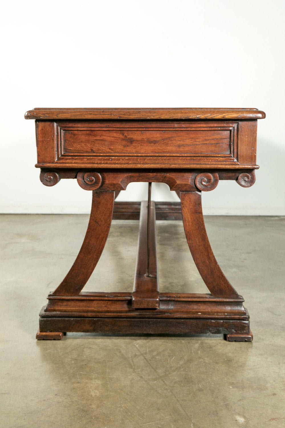 Early 19th Century Solid Oak French Provençal Desk or Console 
