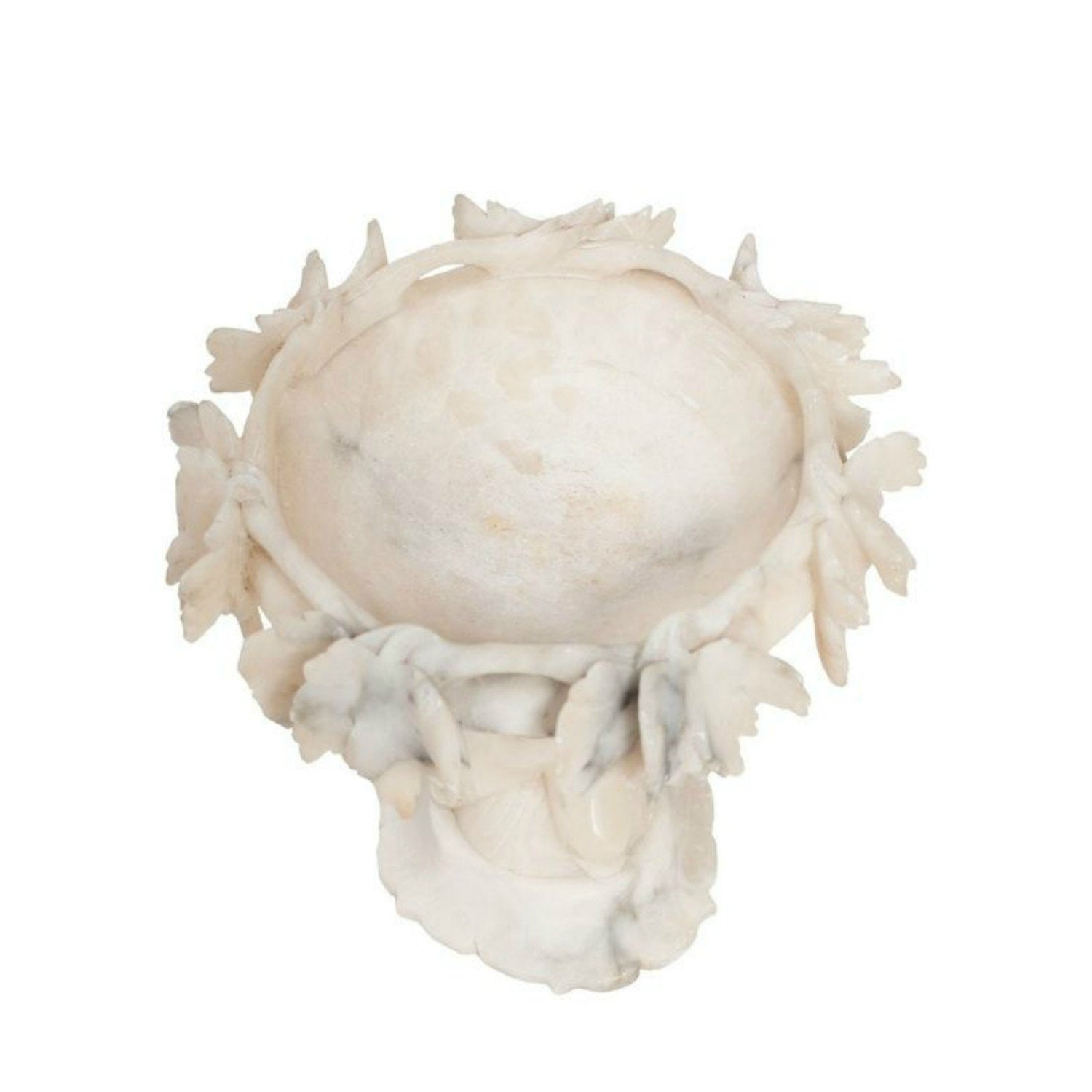 19th Century Hand Carved Italian Alabaster Tazza