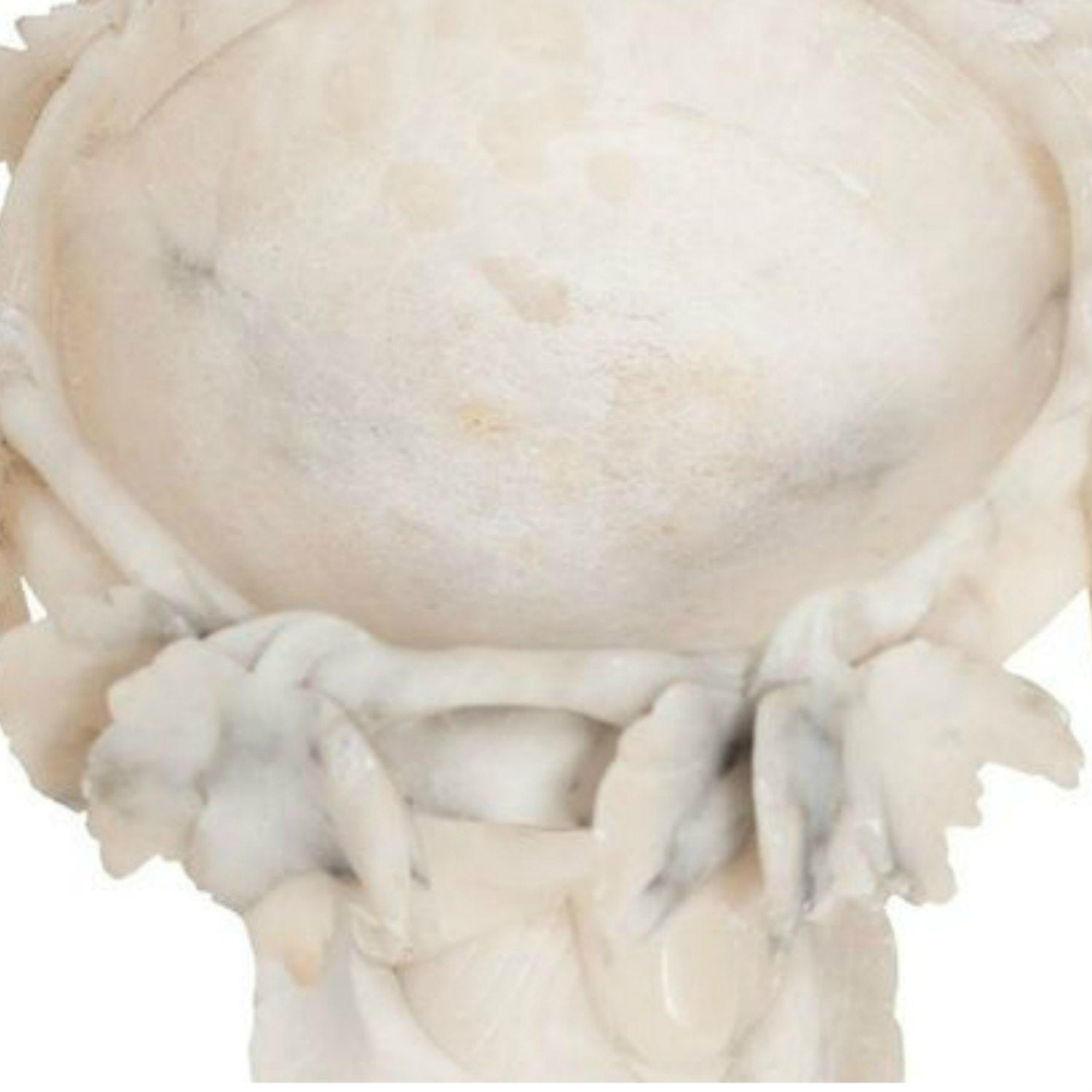 19th Century Hand Carved Italian Alabaster Tazza