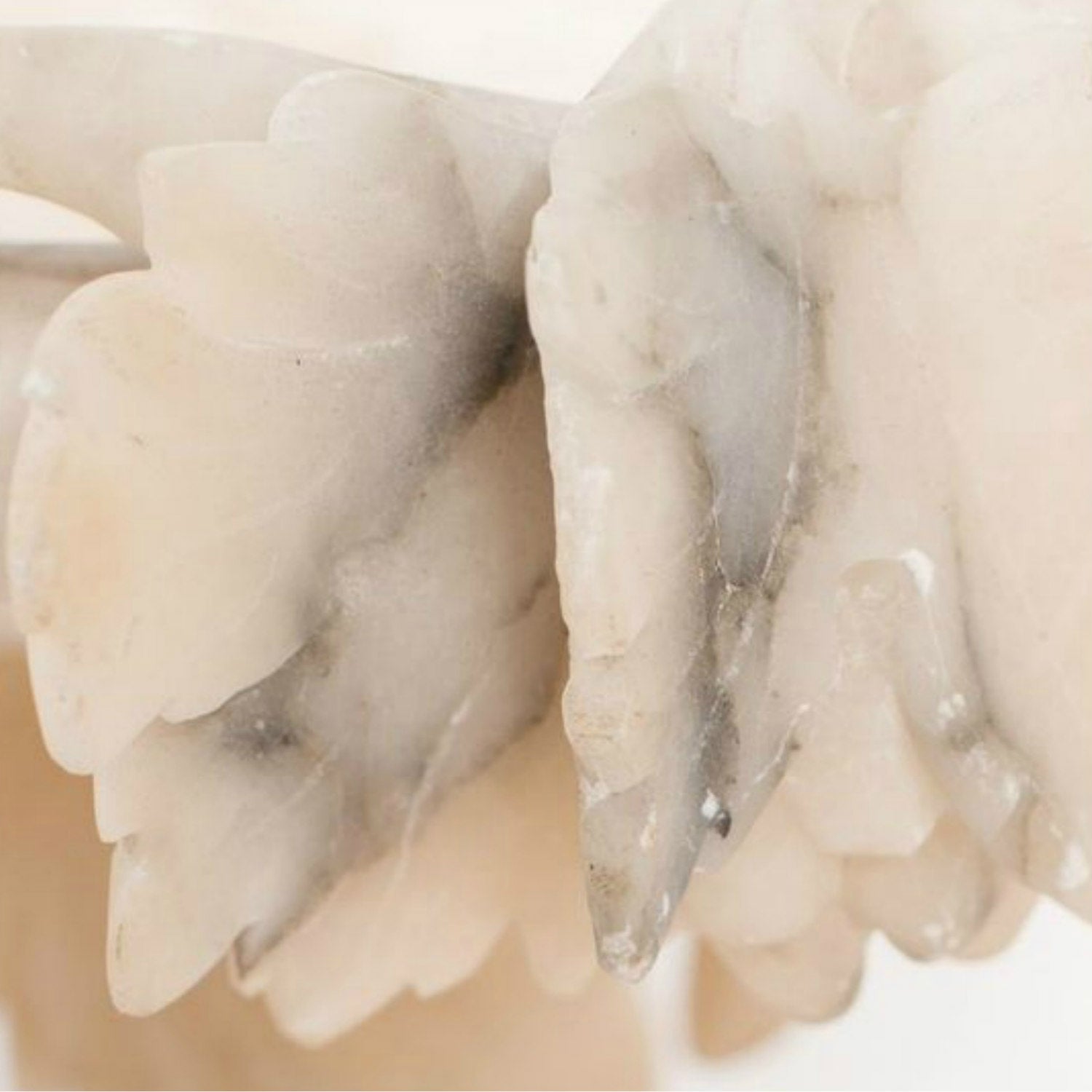 19th Century Hand Carved Italian Alabaster Tazza