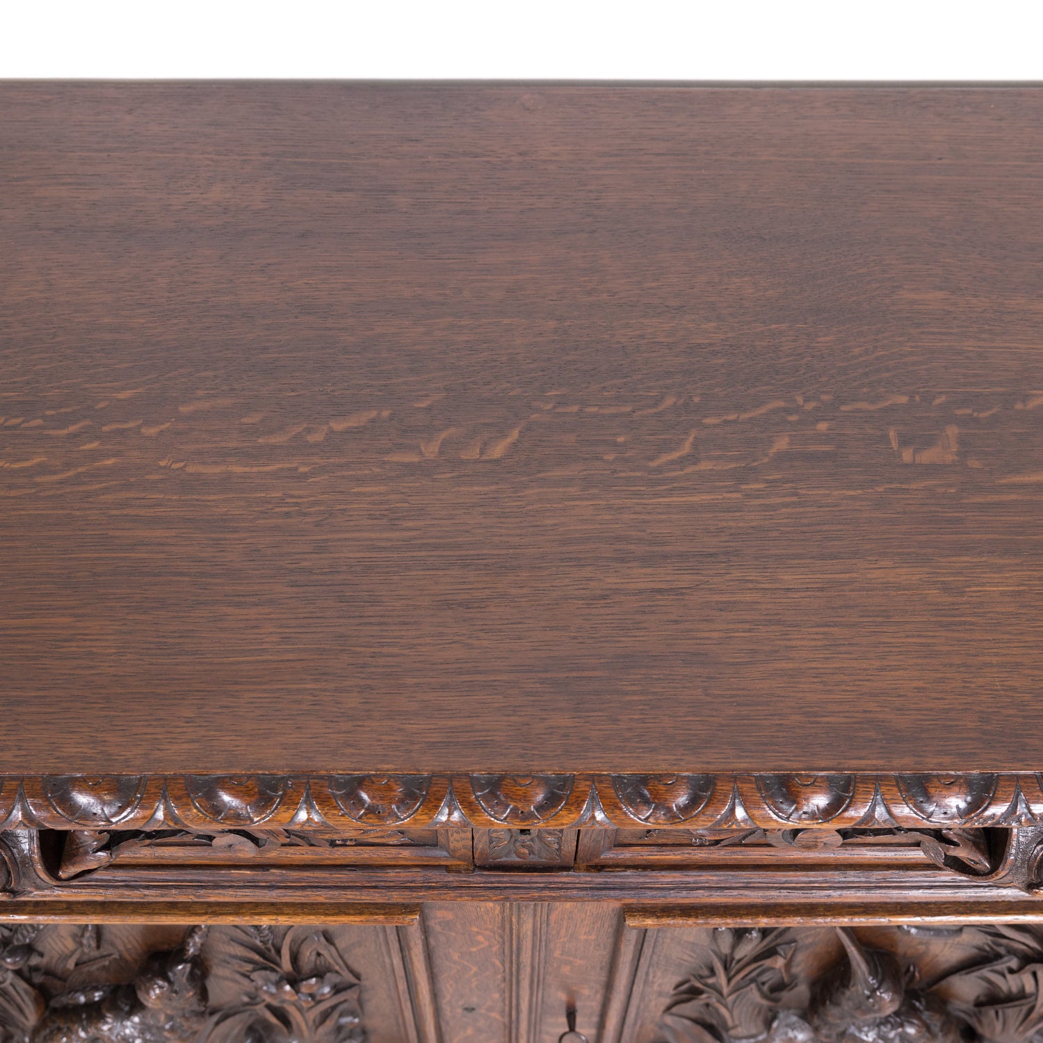 19th Century French Louis XIII Style Oak Buffet de Chasse or Hunting Buffet