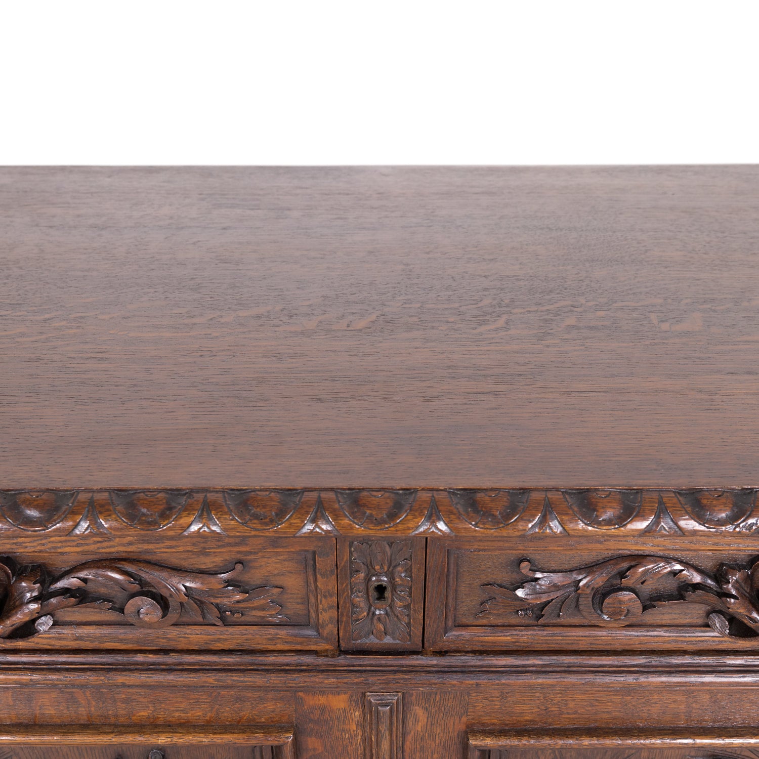 19th Century French Louis XIII Style Oak Buffet de Chasse or Hunting Buffet