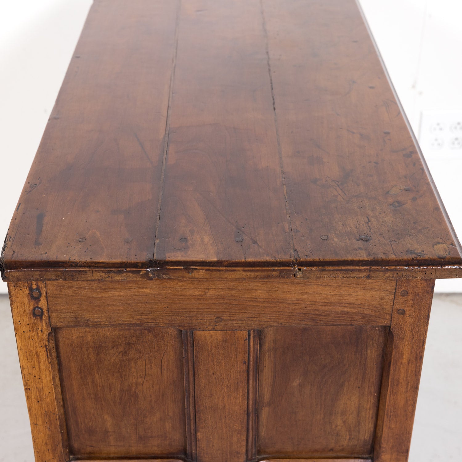 18th Century French Louis XV Period Two-Drawer Cherry Lyonnaise Commode