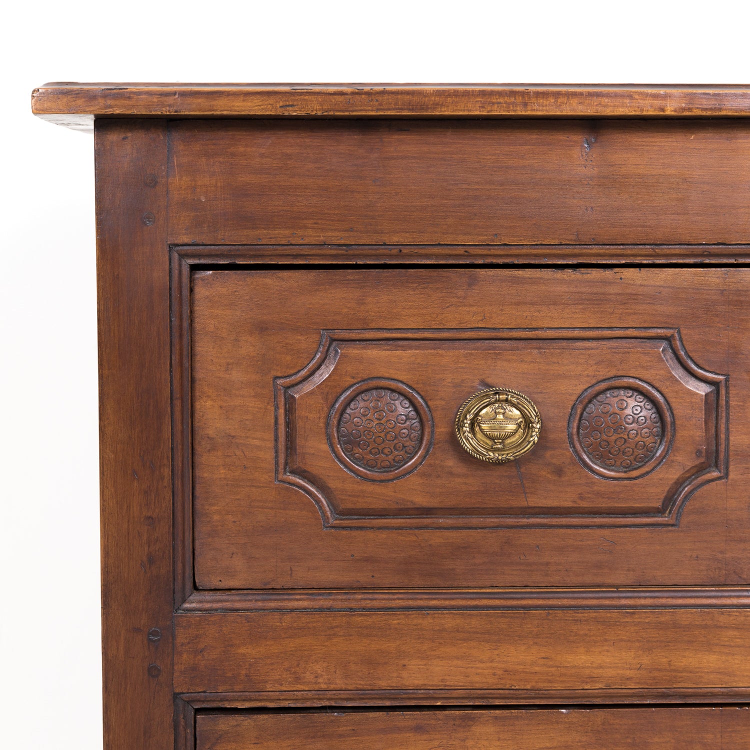 18th Century French Louis XV Period Two-Drawer Cherry Lyonnaise Commode