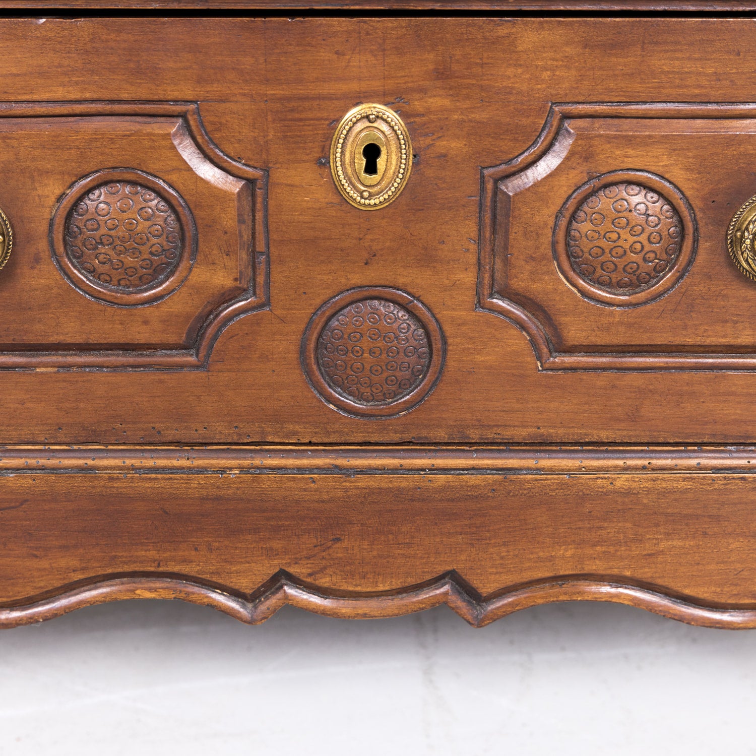 18th Century French Louis XV Period Two-Drawer Cherry Lyonnaise Commode